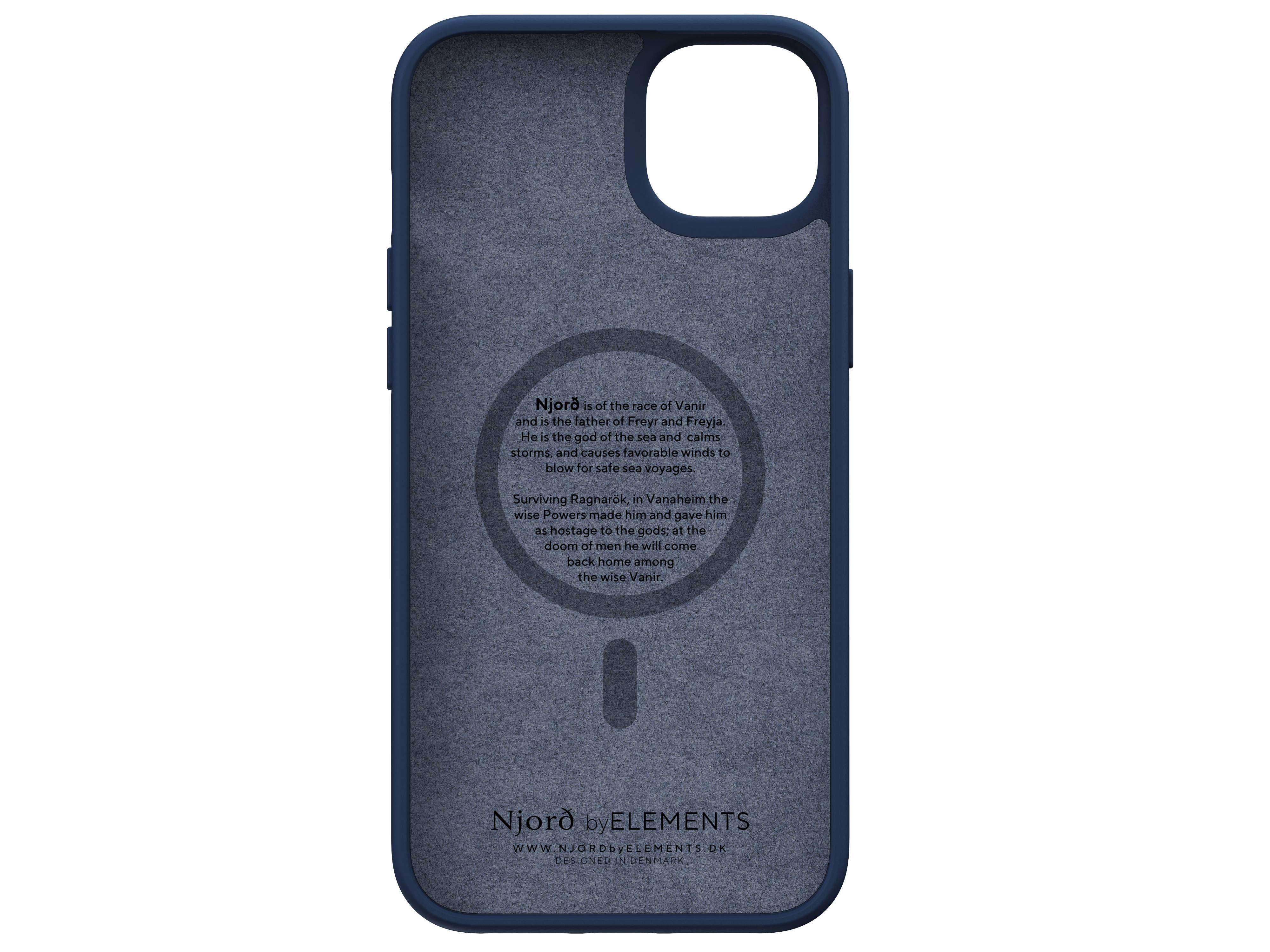 Rca Informatique - image du produit : IPHONE 14 PLUS CASE NJORD - SALMON LEATHER BACK