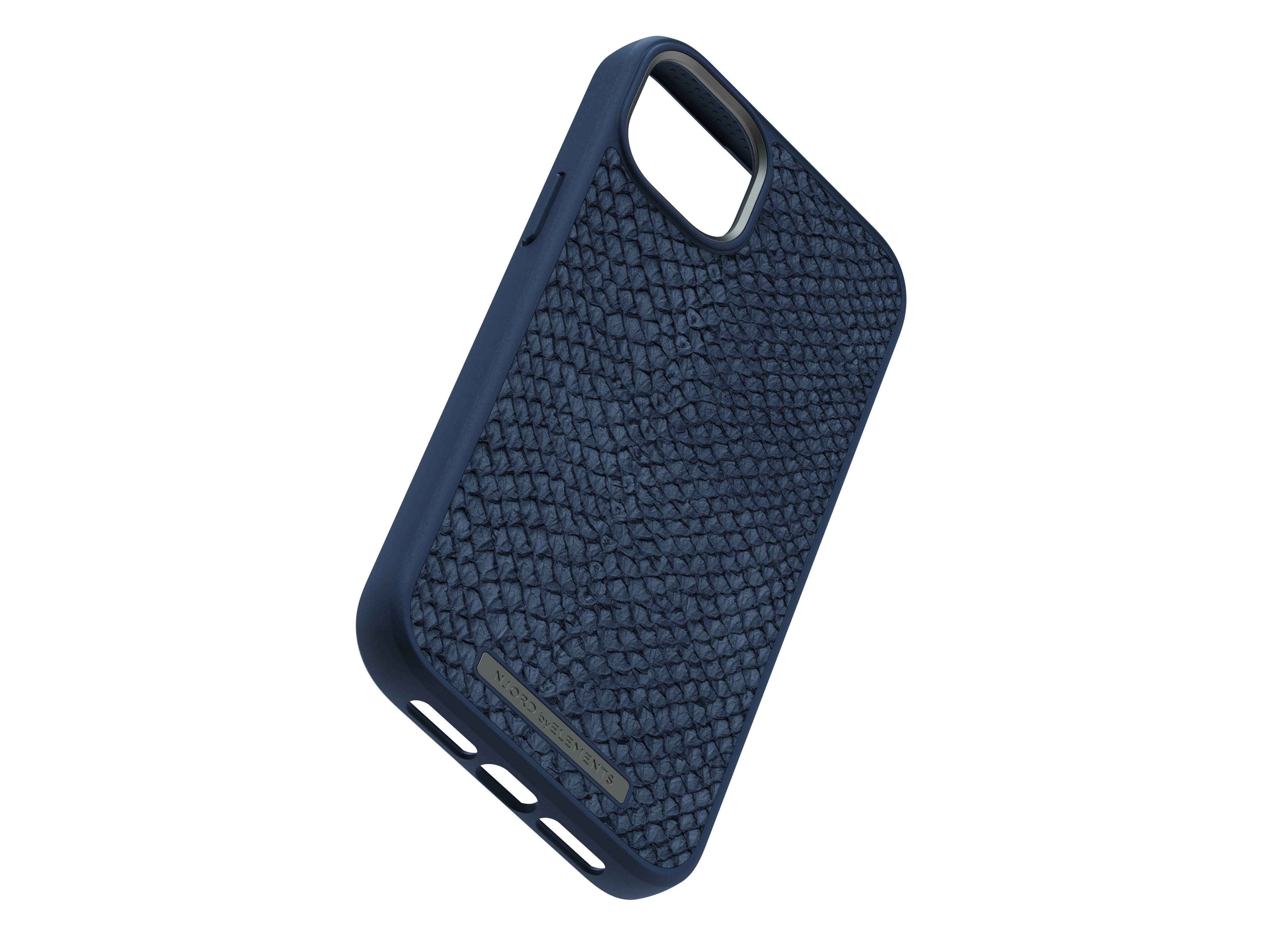 Rca Informatique - image du produit : IPHONE 14 PLUS CASE NJORD - SALMON LEATHER BACK