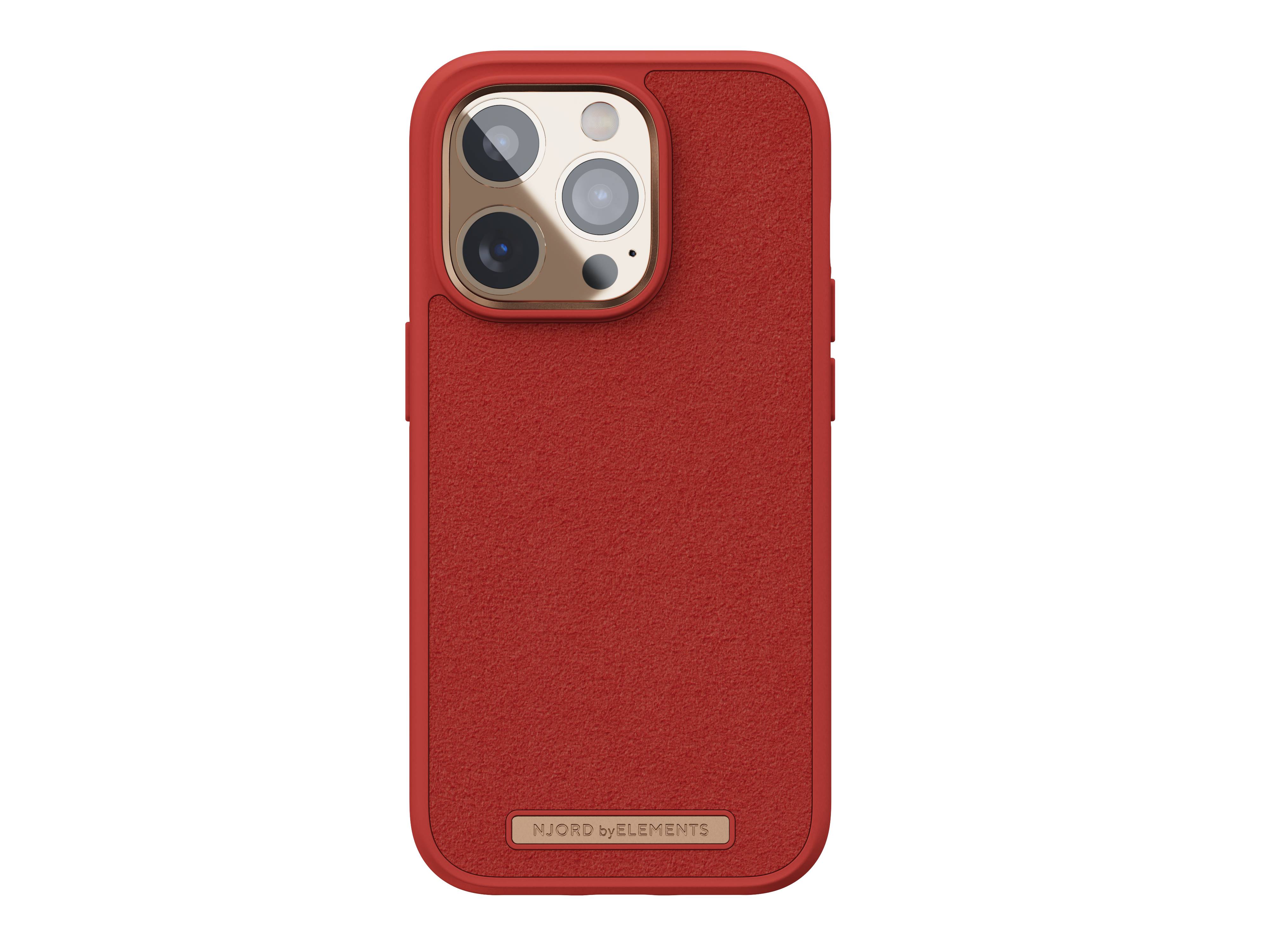 Rca Informatique - image du produit : IPHONE 14 PRO CASE NJORD SUEDE ORANGE