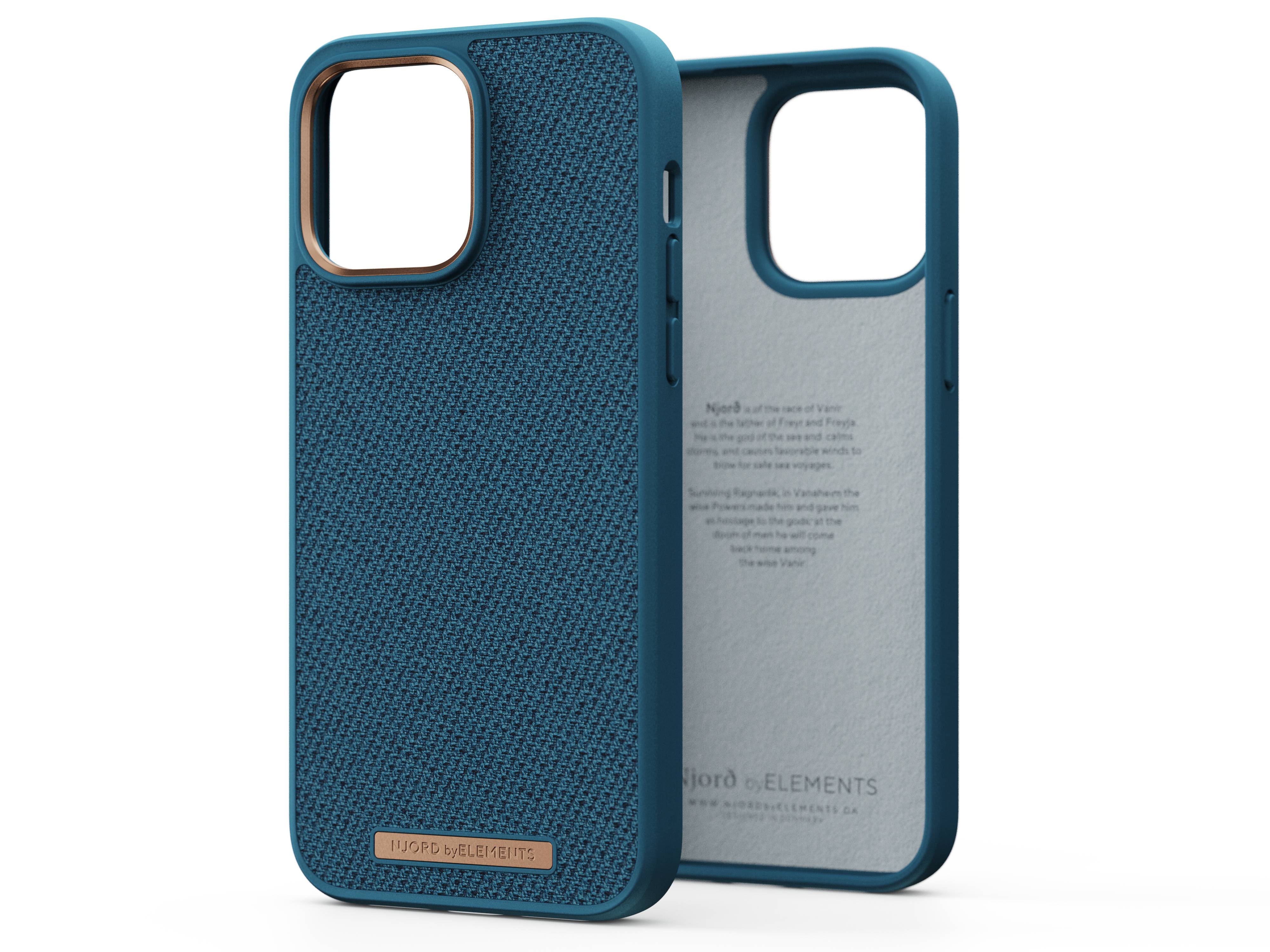 Rca Informatique - image du produit : IPHONE 14 PRO MAX CASE NJORD - FABRIC BLUE