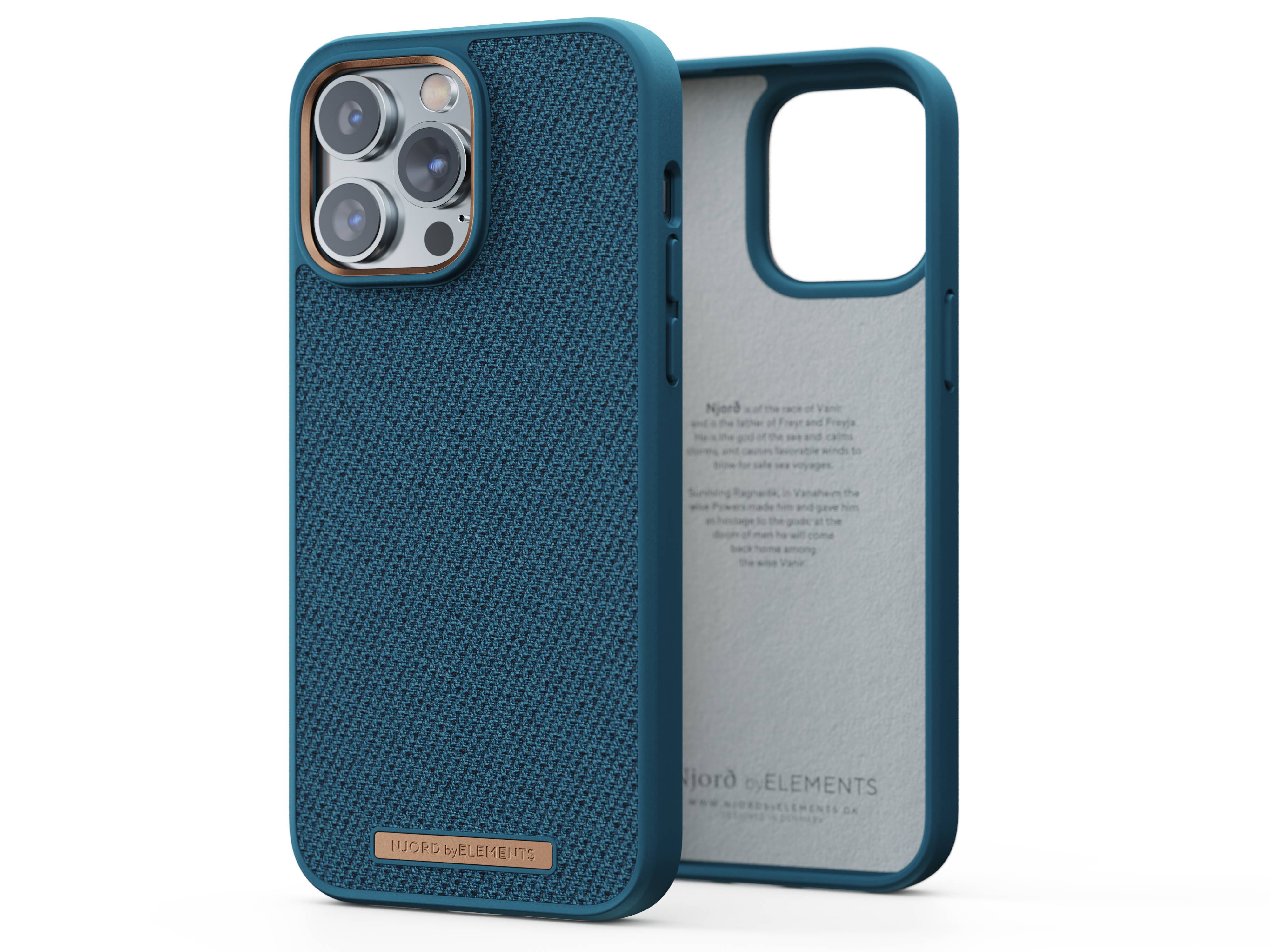 Rca Informatique - image du produit : IPHONE 14 PRO MAX CASE NJORD - FABRIC BLUE