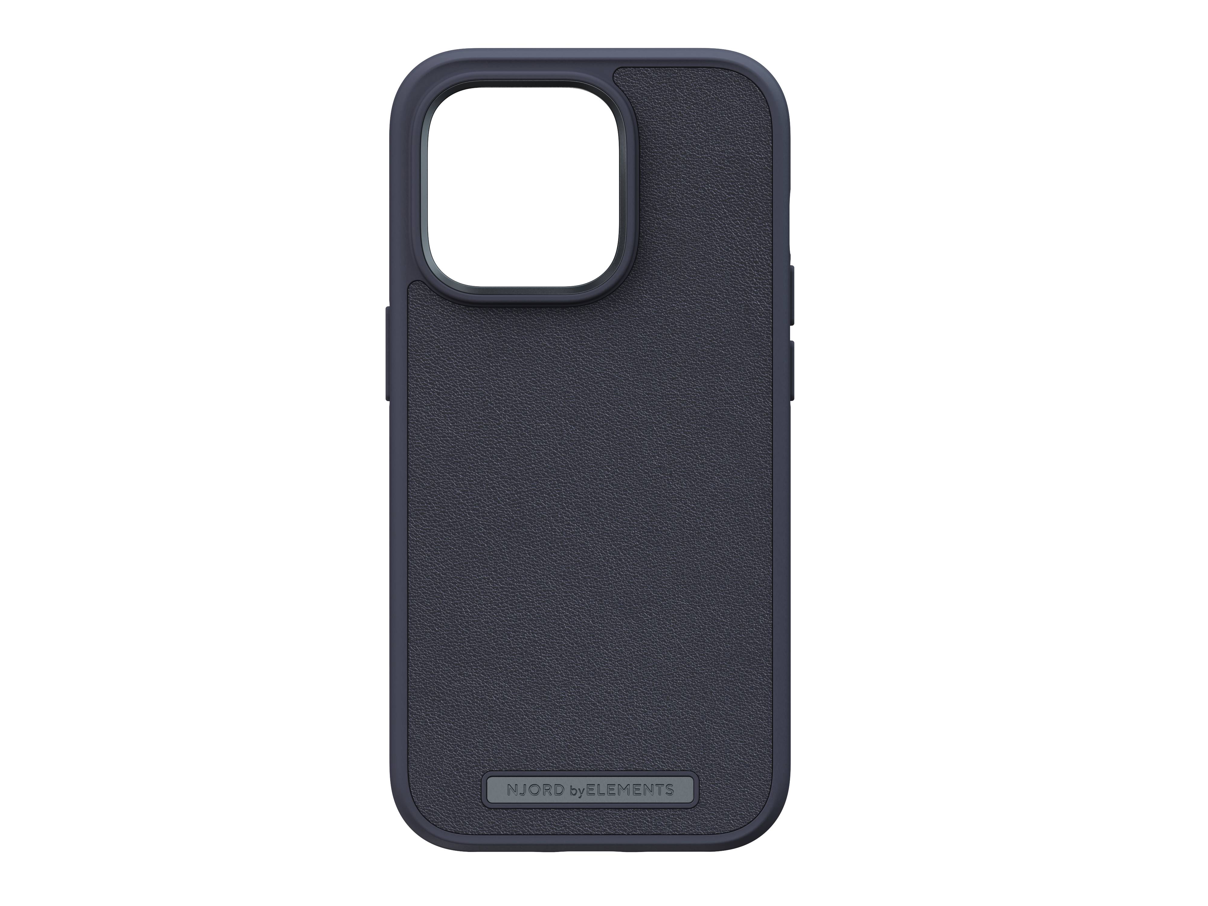 Rca Informatique - image du produit : NJORD GENUINE LEATHER CASE IPHONE 14 PRO BLACK