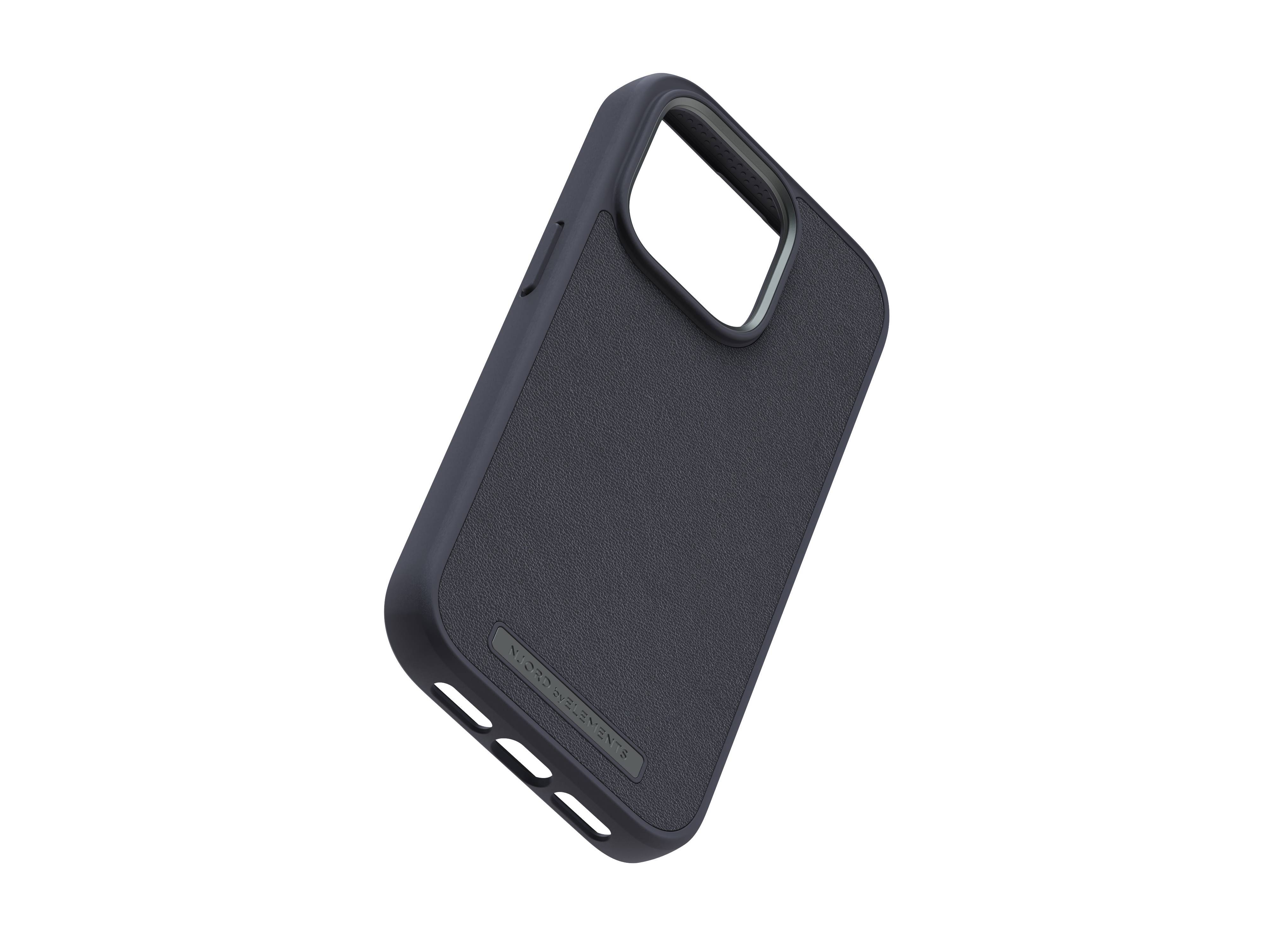 Rca Informatique - image du produit : NJORD GENUINE LEATHER CASE IPHONE 14 PRO BLACK