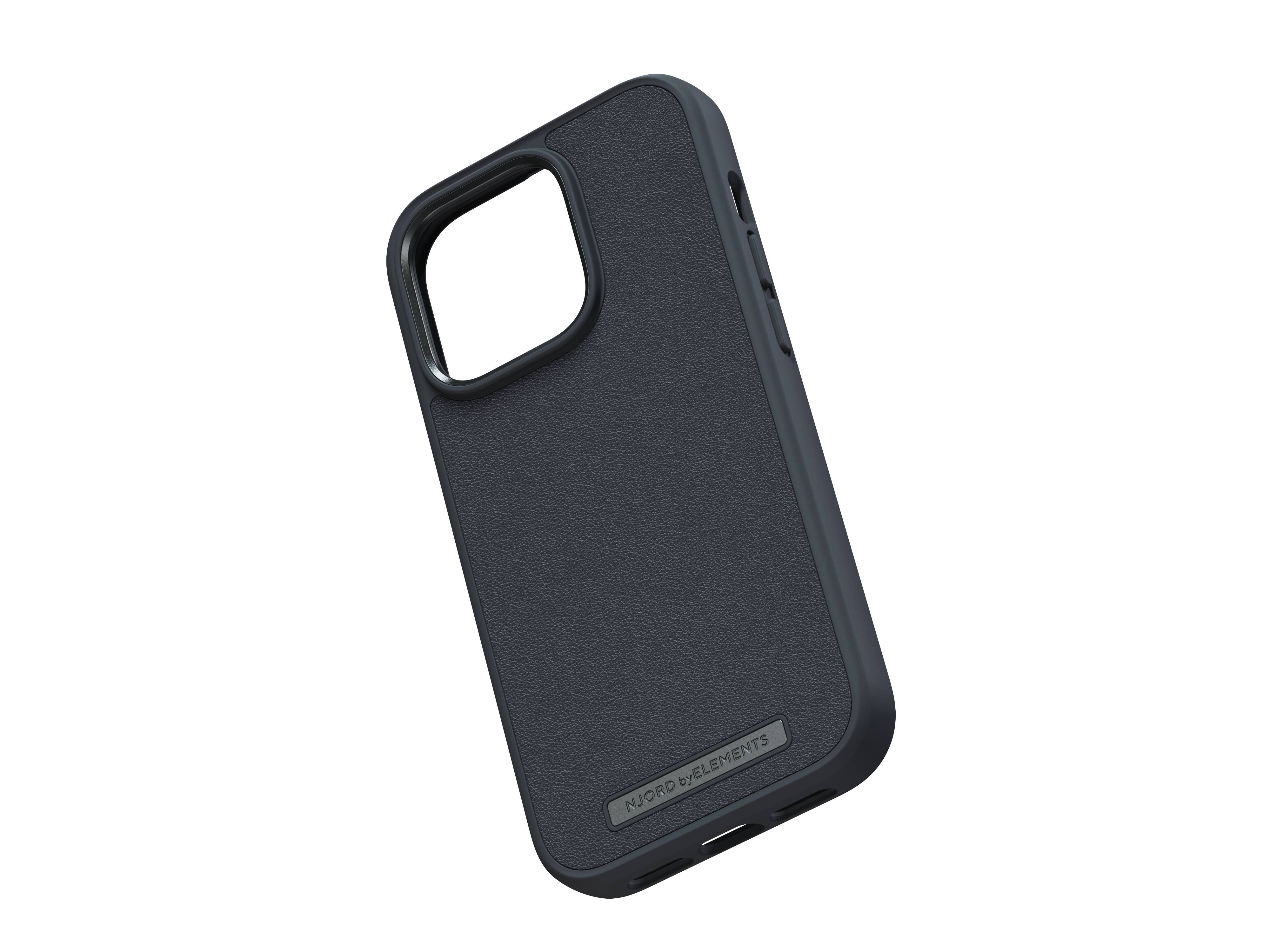 Rca Informatique - image du produit : NJORD GENUINE LEATHER CASE IPHONE 14 PRO BLACK