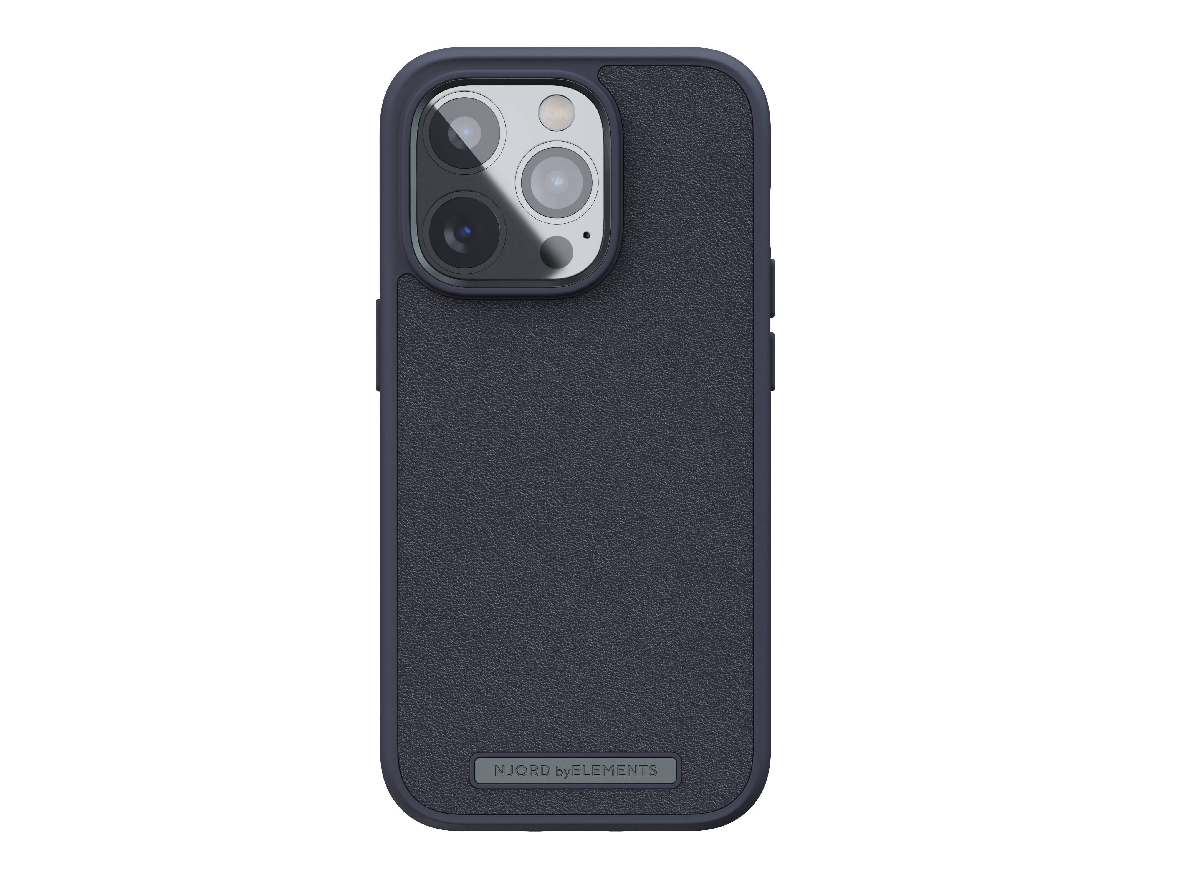 Rca Informatique - image du produit : NJORD GENUINE LEATHER CASE IPHONE 14 PRO BLACK