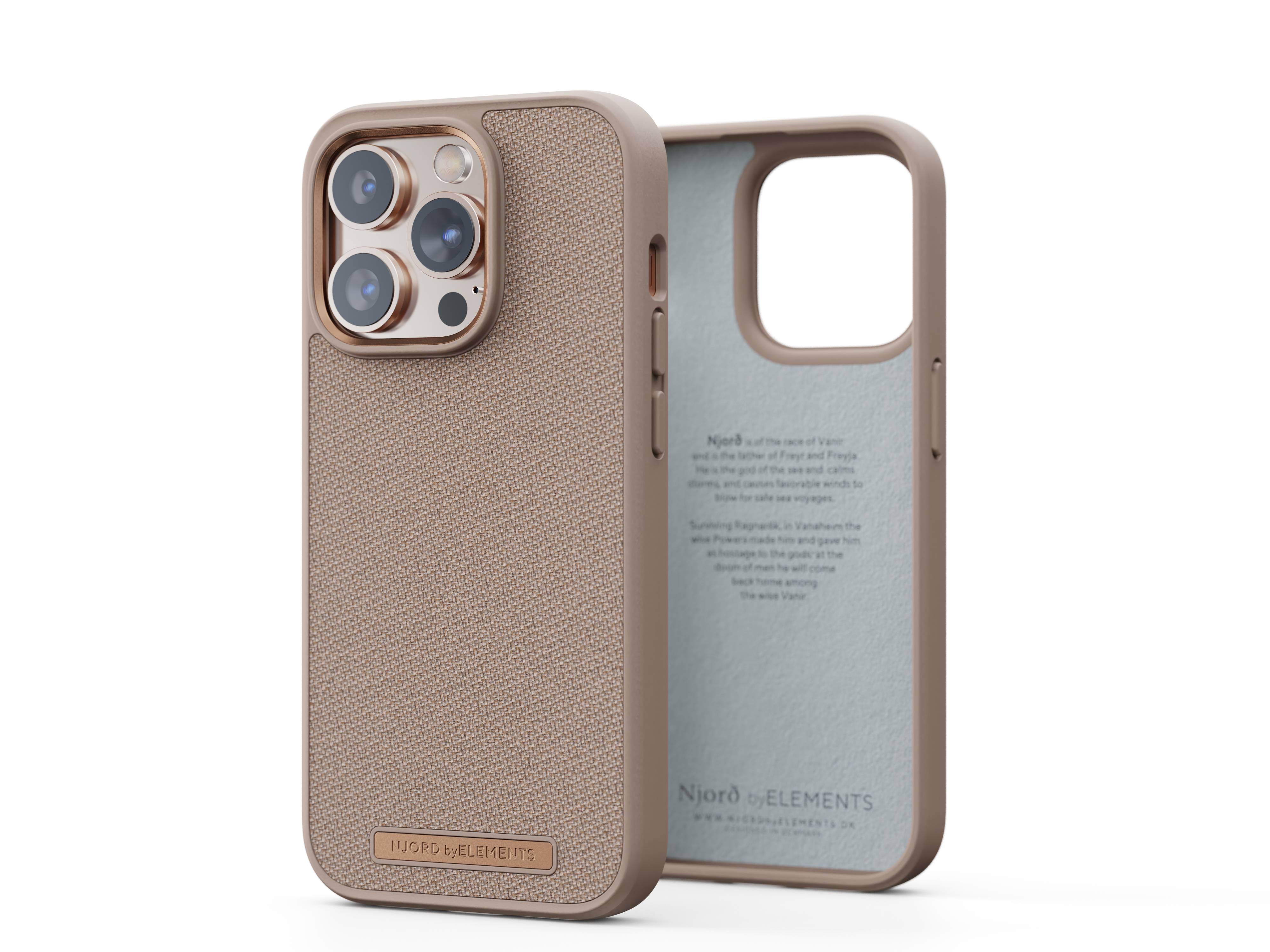 Rca Informatique - image du produit : NJORD FABRIC JUST CASE IPHONE 14 PRO PINK SAND