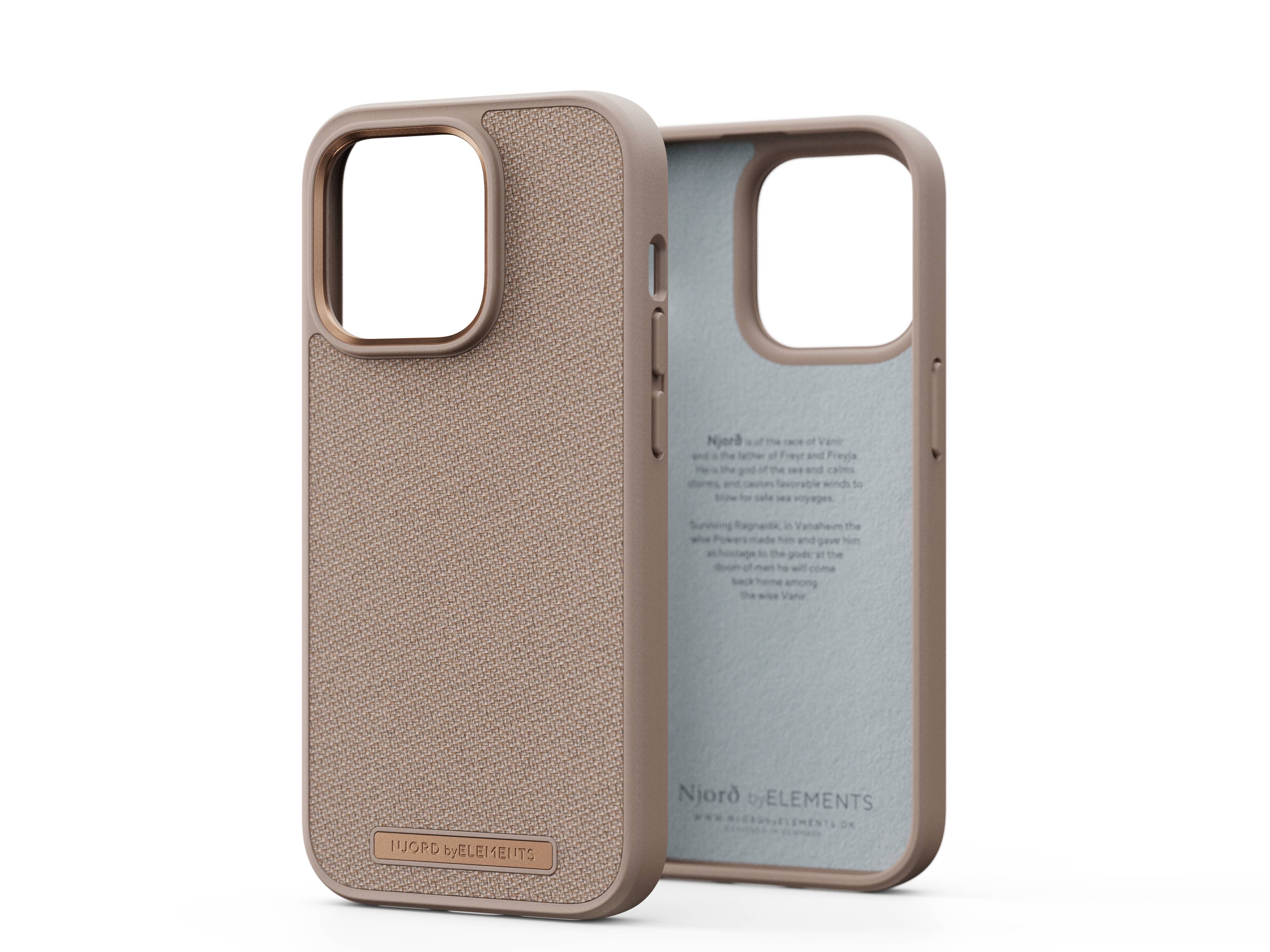 Rca Informatique - image du produit : NJORD FABRIC JUST CASE IPHONE 14 PRO PINK SAND