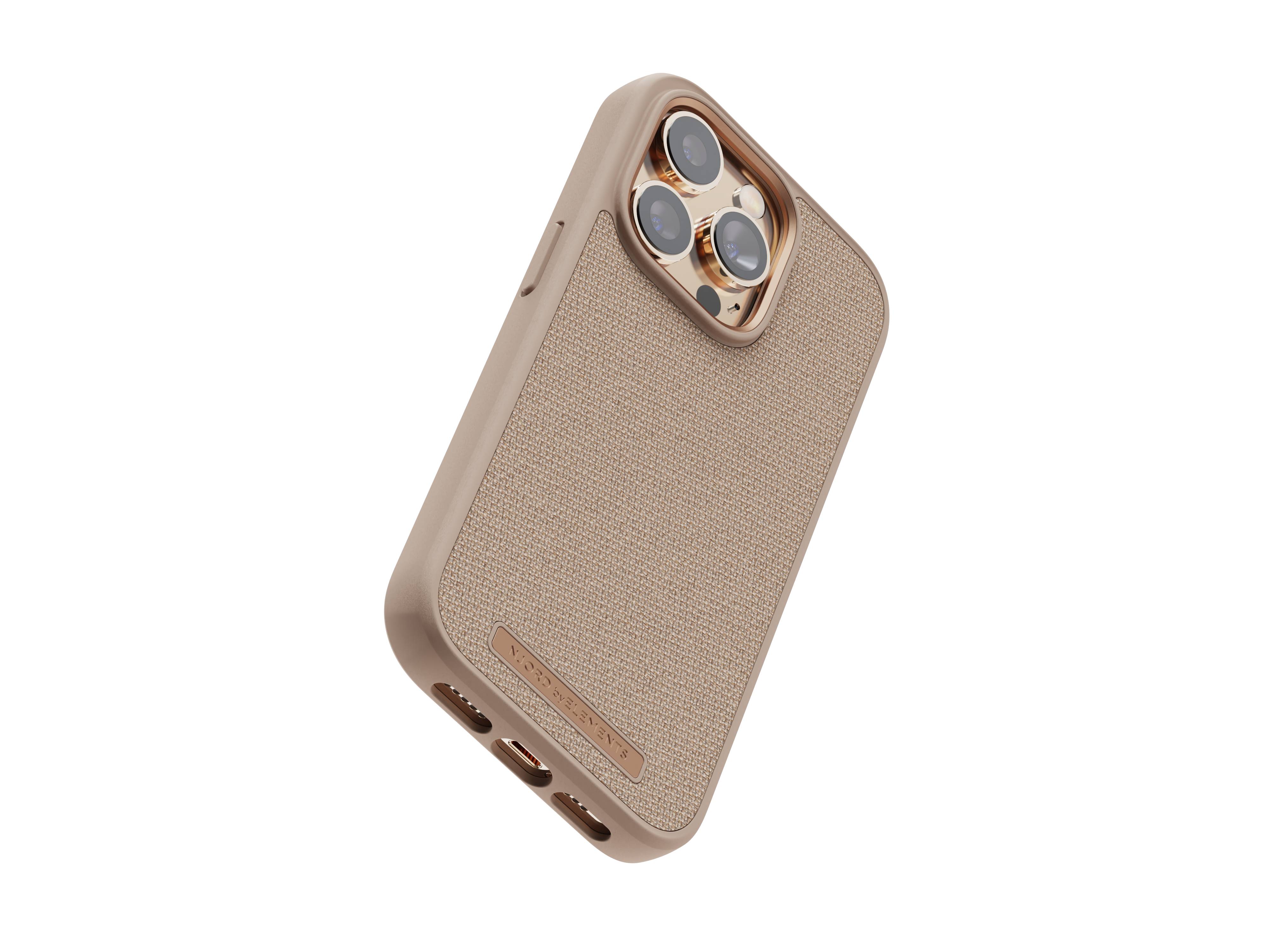 Rca Informatique - image du produit : NJORD FABRIC JUST CASE IPHONE 14 PRO PINK SAND