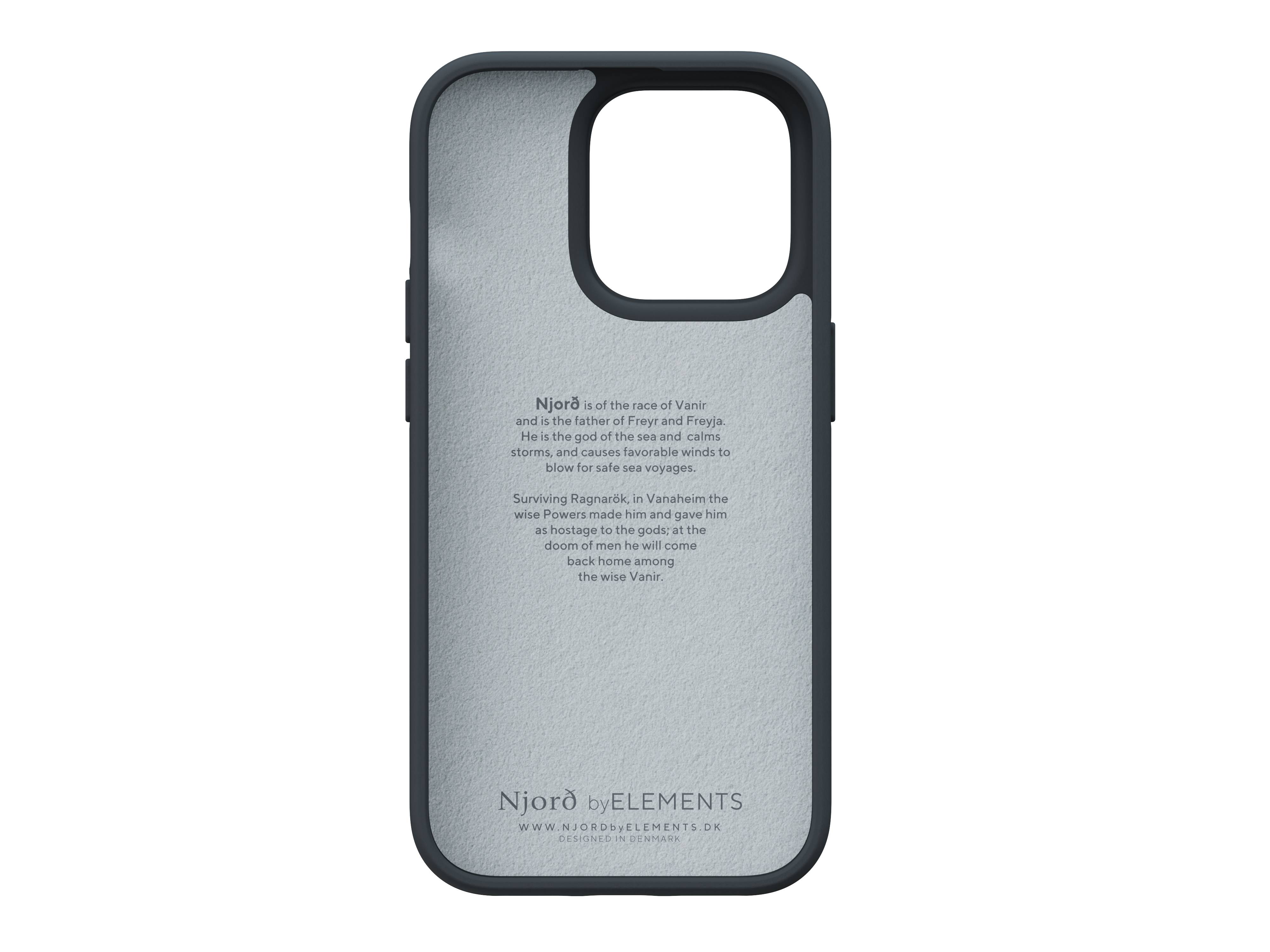 Rca Informatique - image du produit : NJORD SUEDE COMFORT+ CASE FOR IPHONE 14 PRO BLACK