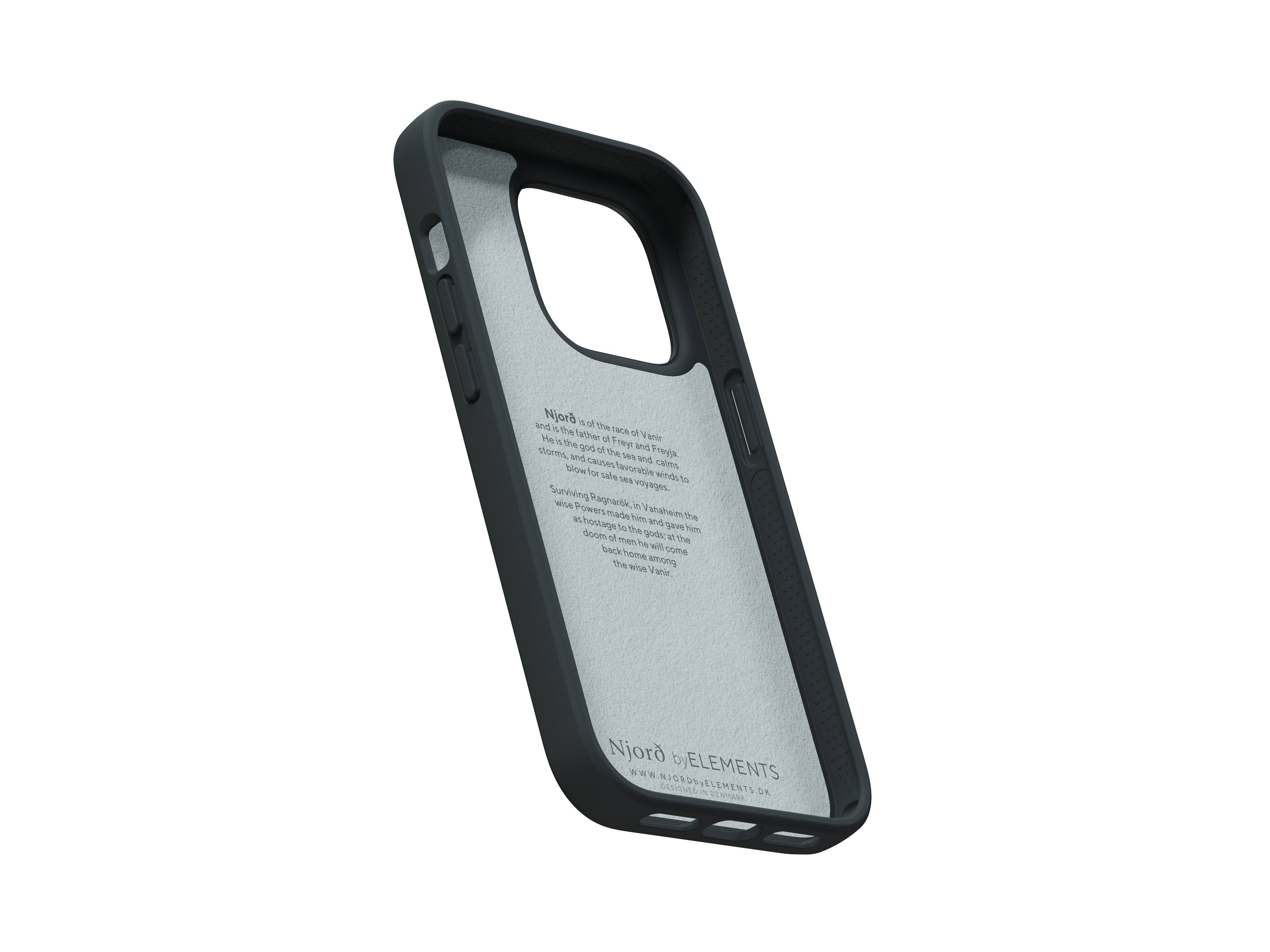 Rca Informatique - image du produit : NJORD SUEDE COMFORT+ CASE FOR IPHONE 14 PRO BLACK