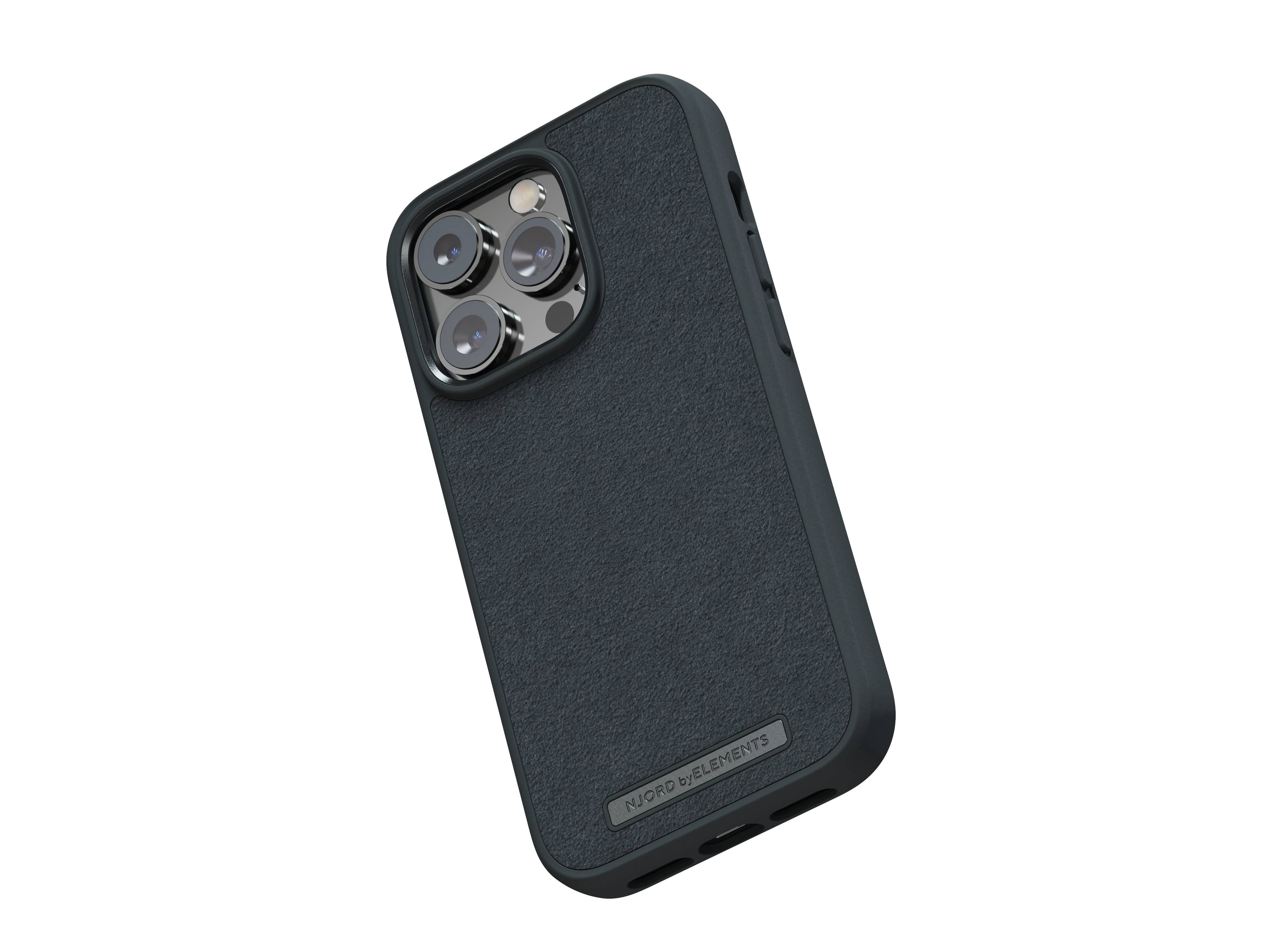 Rca Informatique - image du produit : NJORD SUEDE COMFORT+ CASE FOR IPHONE 14 PRO BLACK