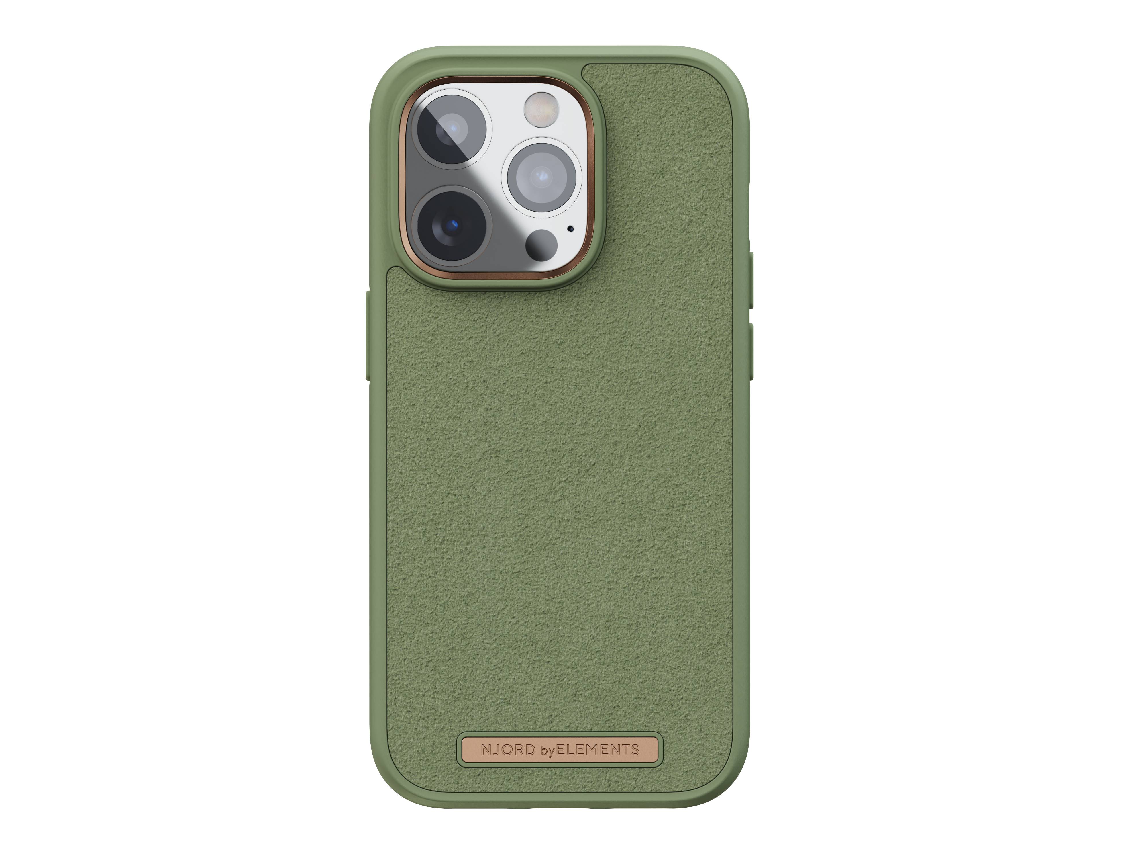 Rca Informatique - image du produit : IPHONE 14 PRO CASE NJORD SUEDE GREEN