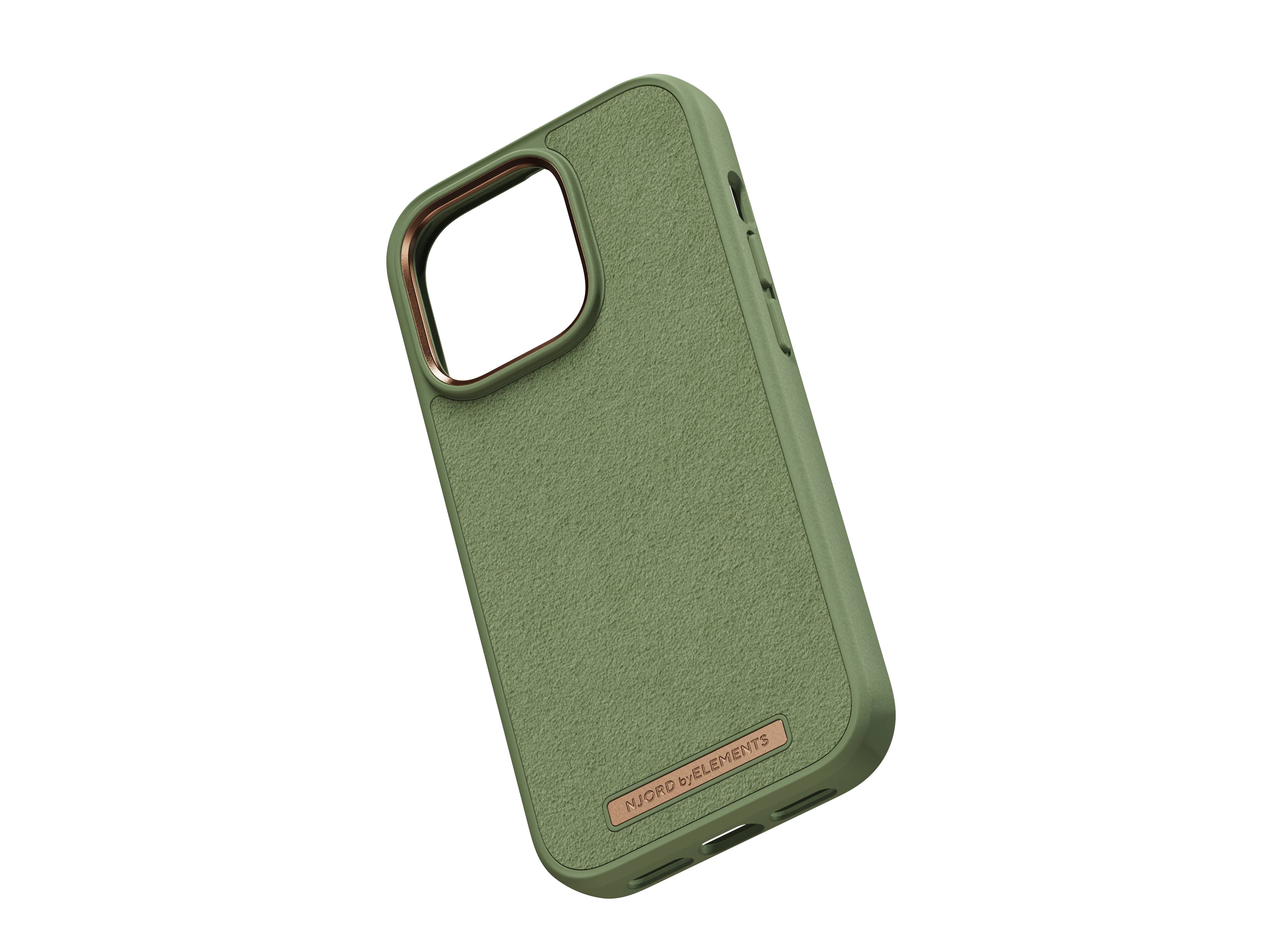 Rca Informatique - image du produit : IPHONE 14 PRO CASE NJORD SUEDE GREEN