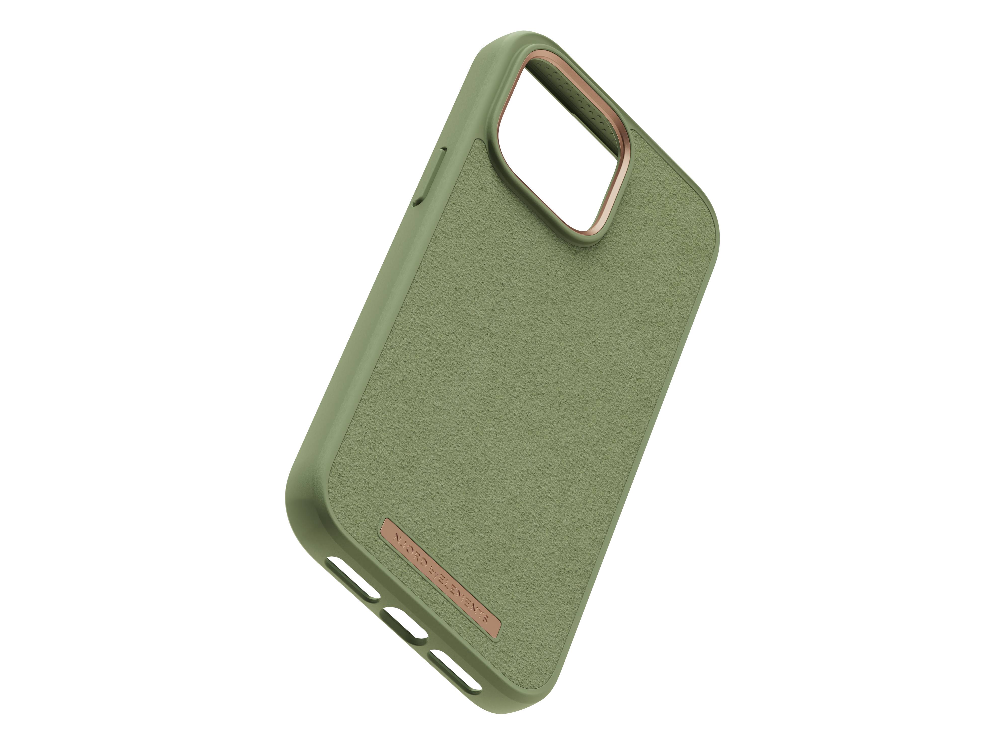 Rca Informatique - image du produit : IPHONE 14 PRO MAX CASE NJORD SUEDE GREEN