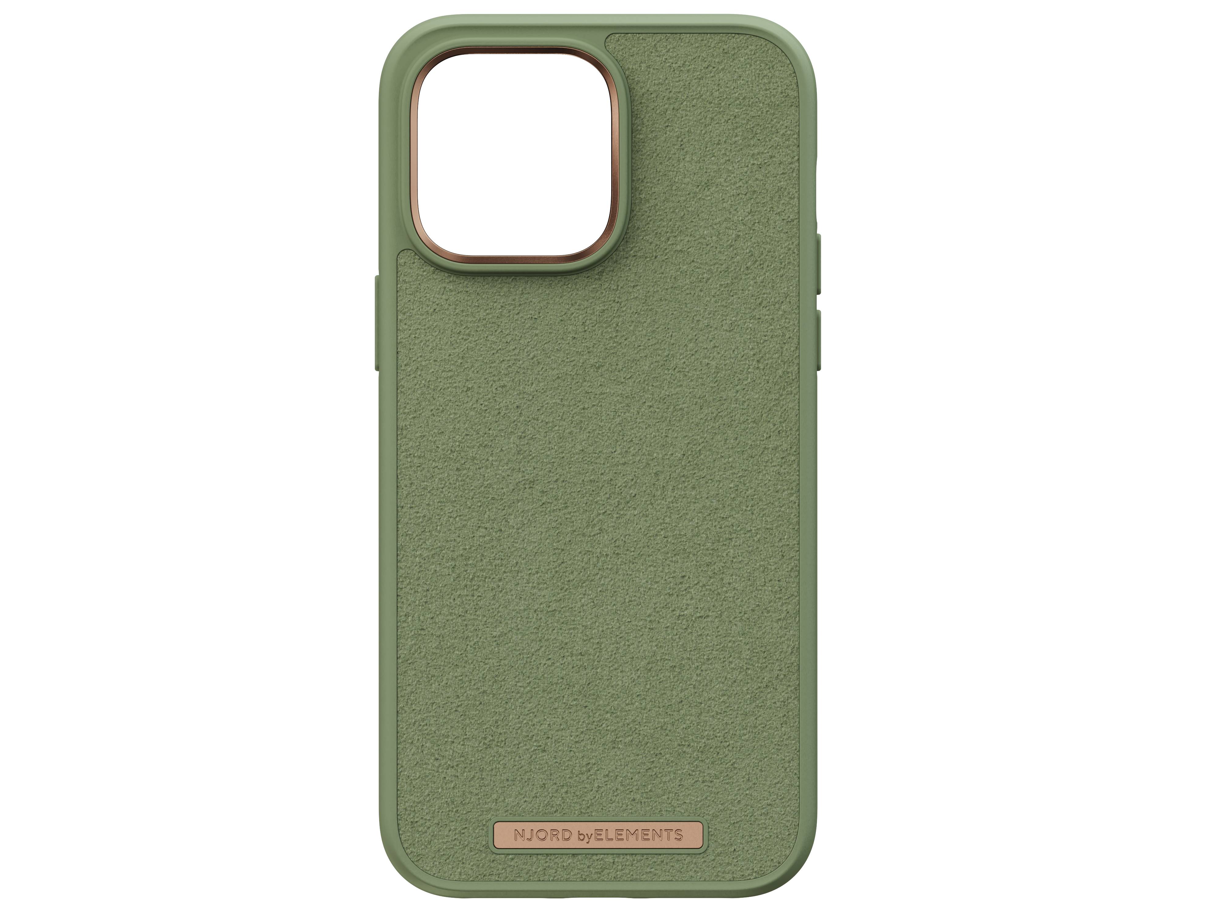 Rca Informatique - image du produit : IPHONE 14 PRO MAX CASE NJORD SUEDE GREEN