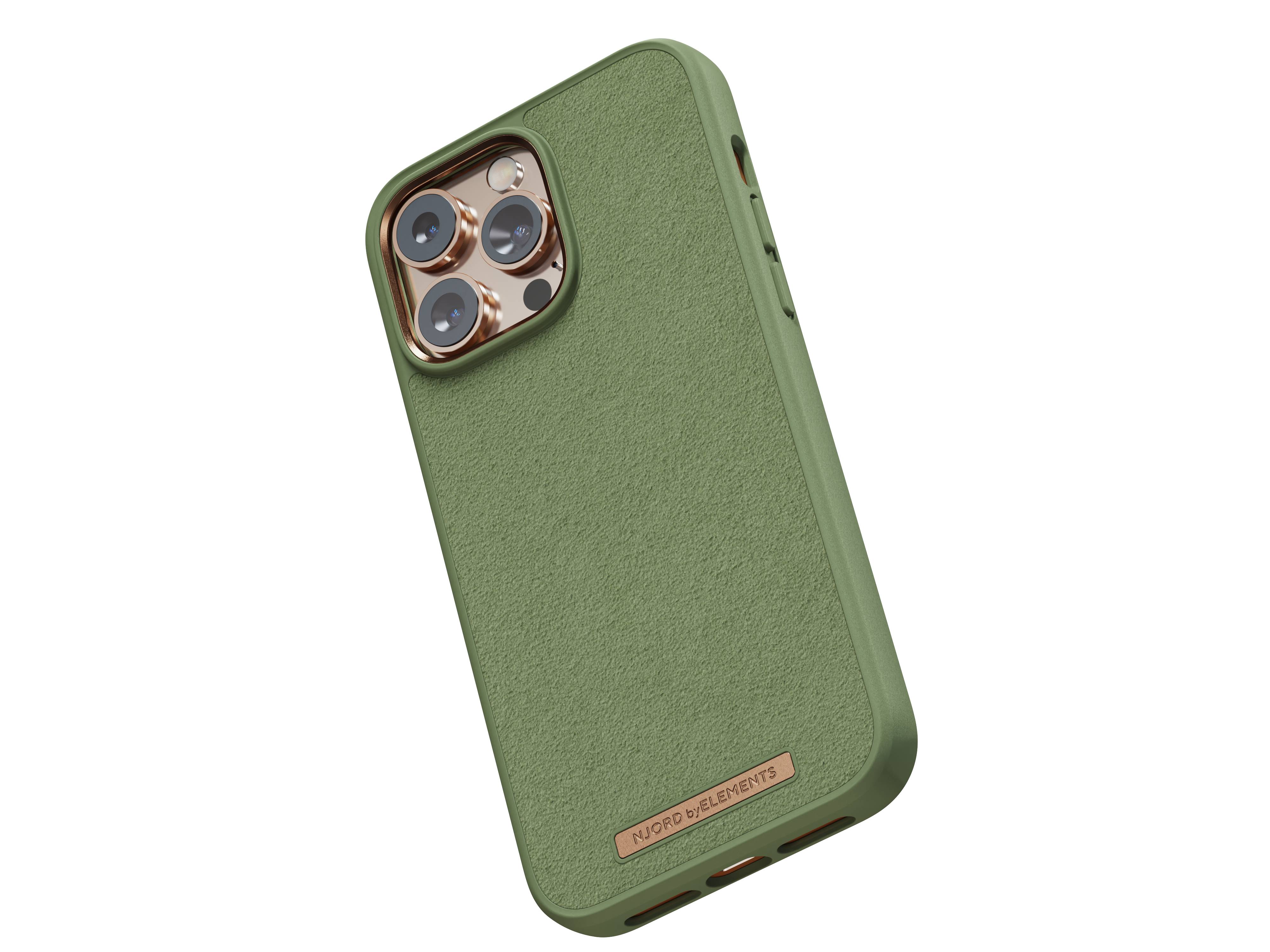 Rca Informatique - image du produit : IPHONE 14 PRO MAX CASE NJORD SUEDE GREEN