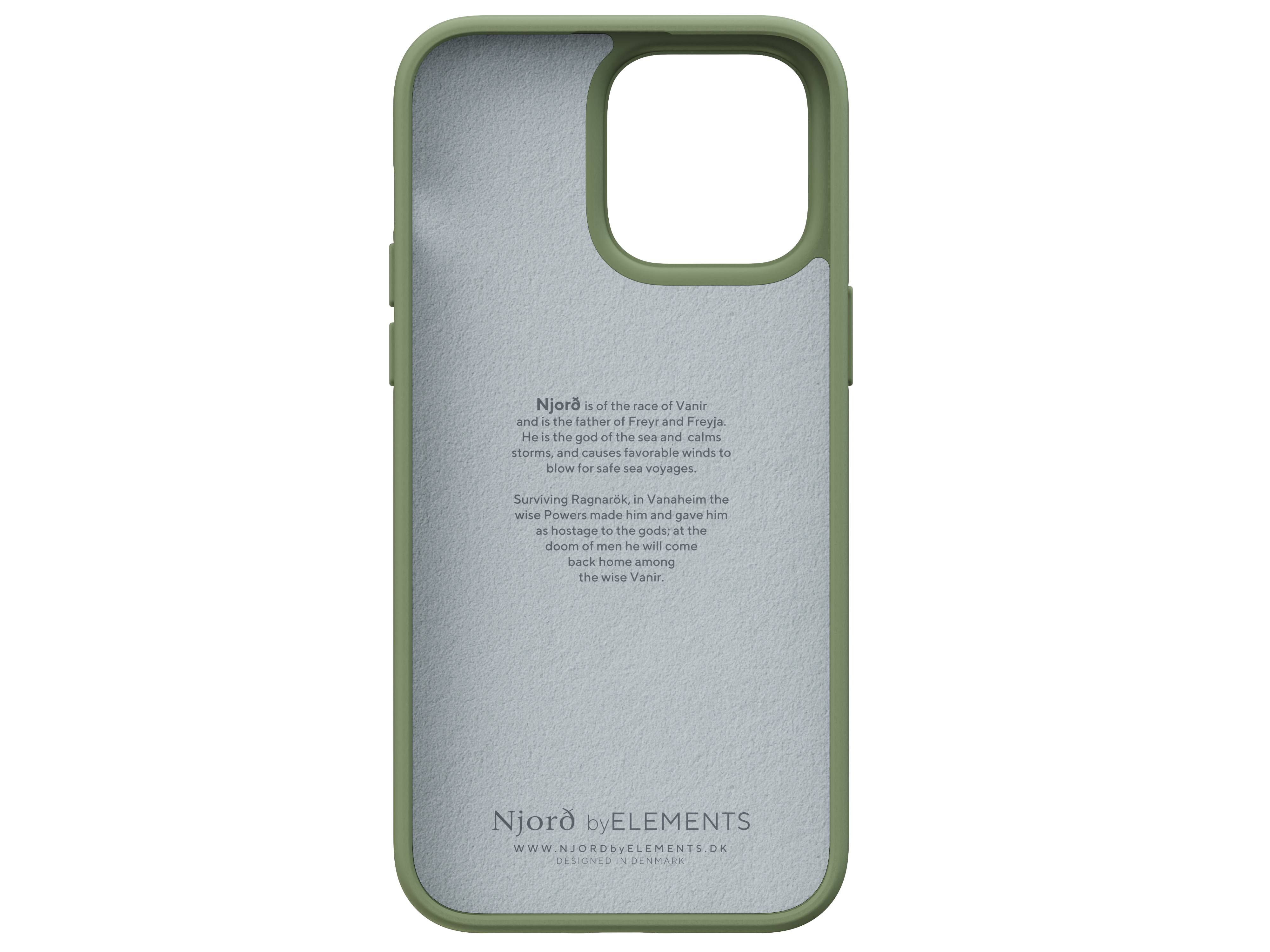 Rca Informatique - image du produit : IPHONE 14 PRO MAX CASE NJORD SUEDE GREEN