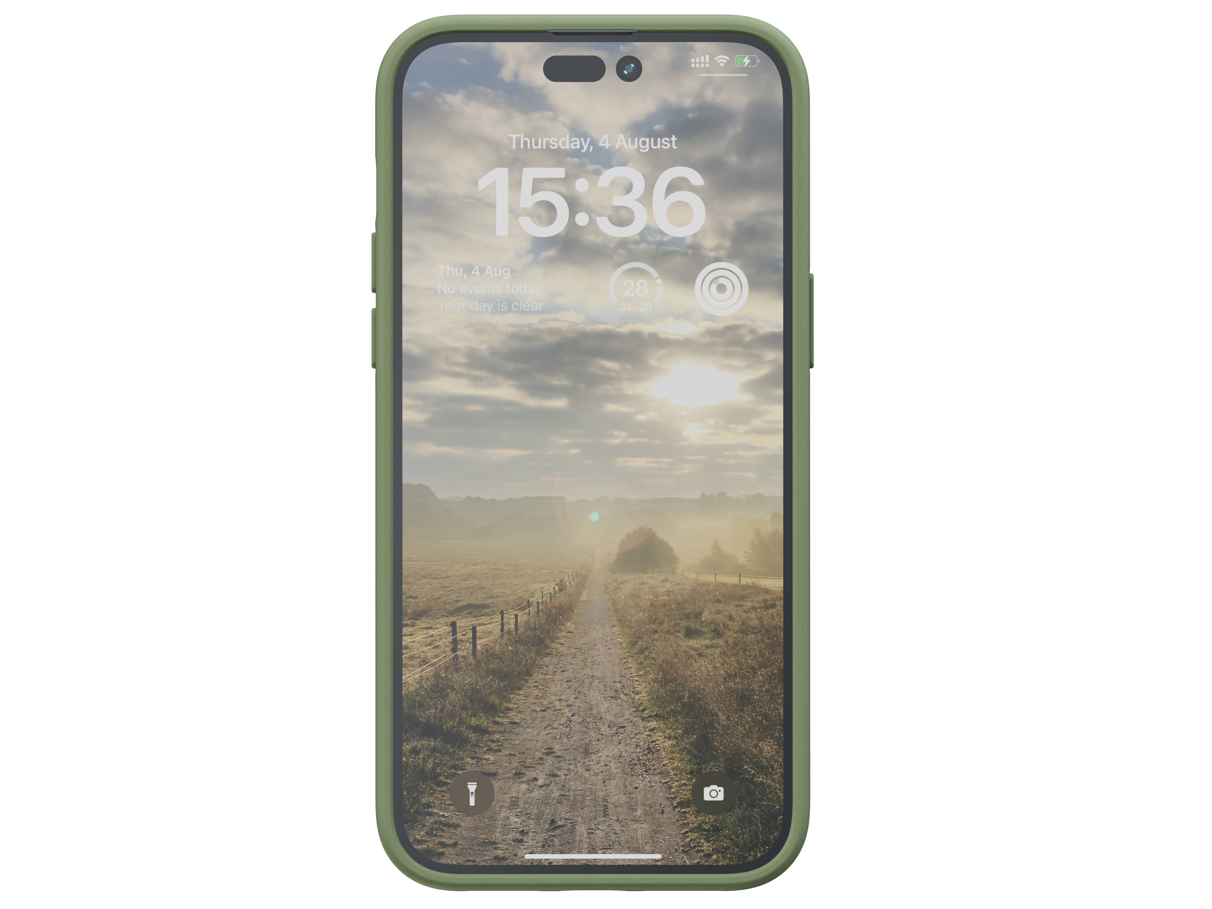 Rca Informatique - image du produit : IPHONE 14 PRO MAX CASE NJORD SUEDE GREEN