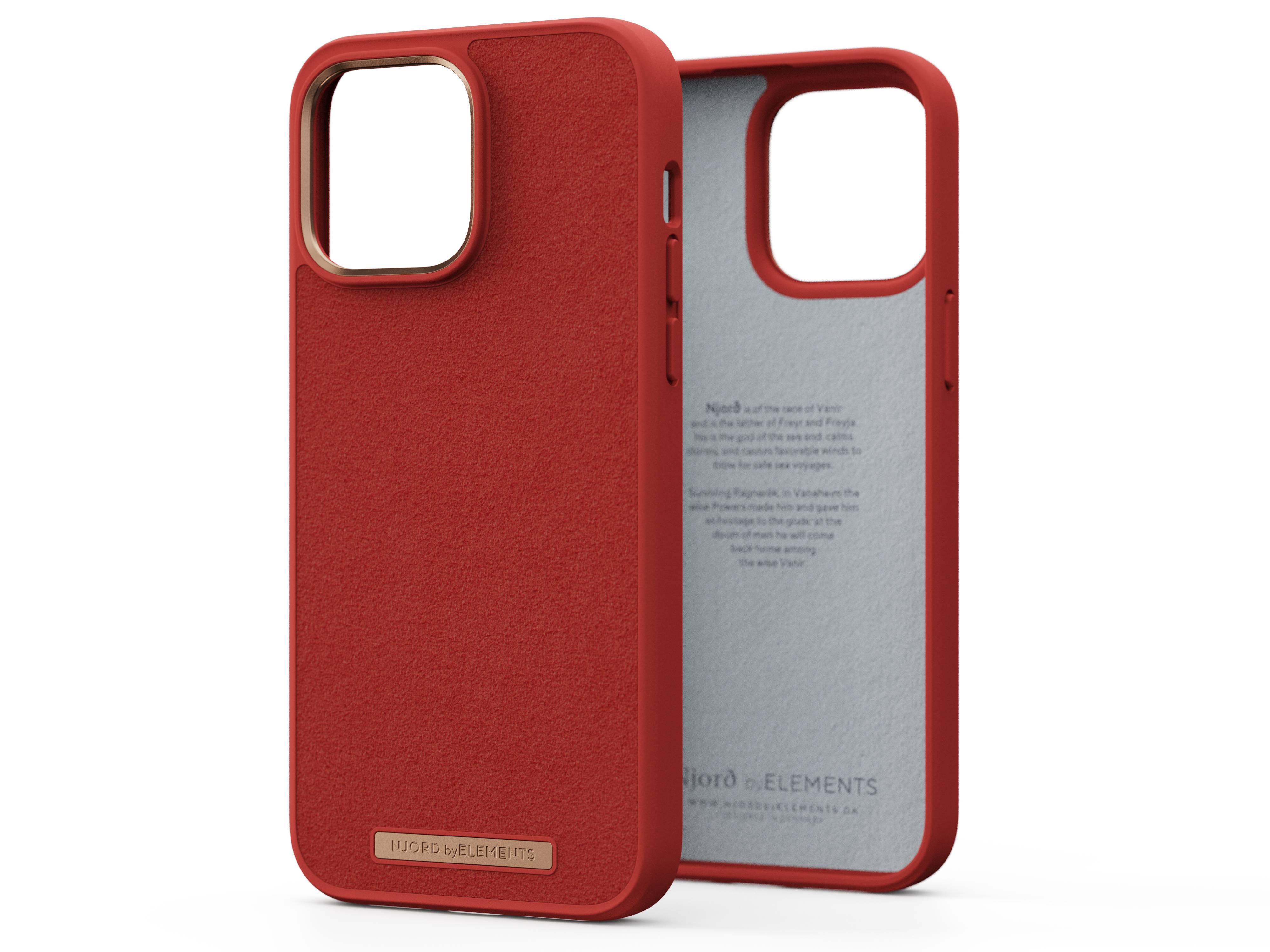 Rca Informatique - Image du produit : IPHONE 14 PRO MAX CASE NJORD SUEDE ORANGE