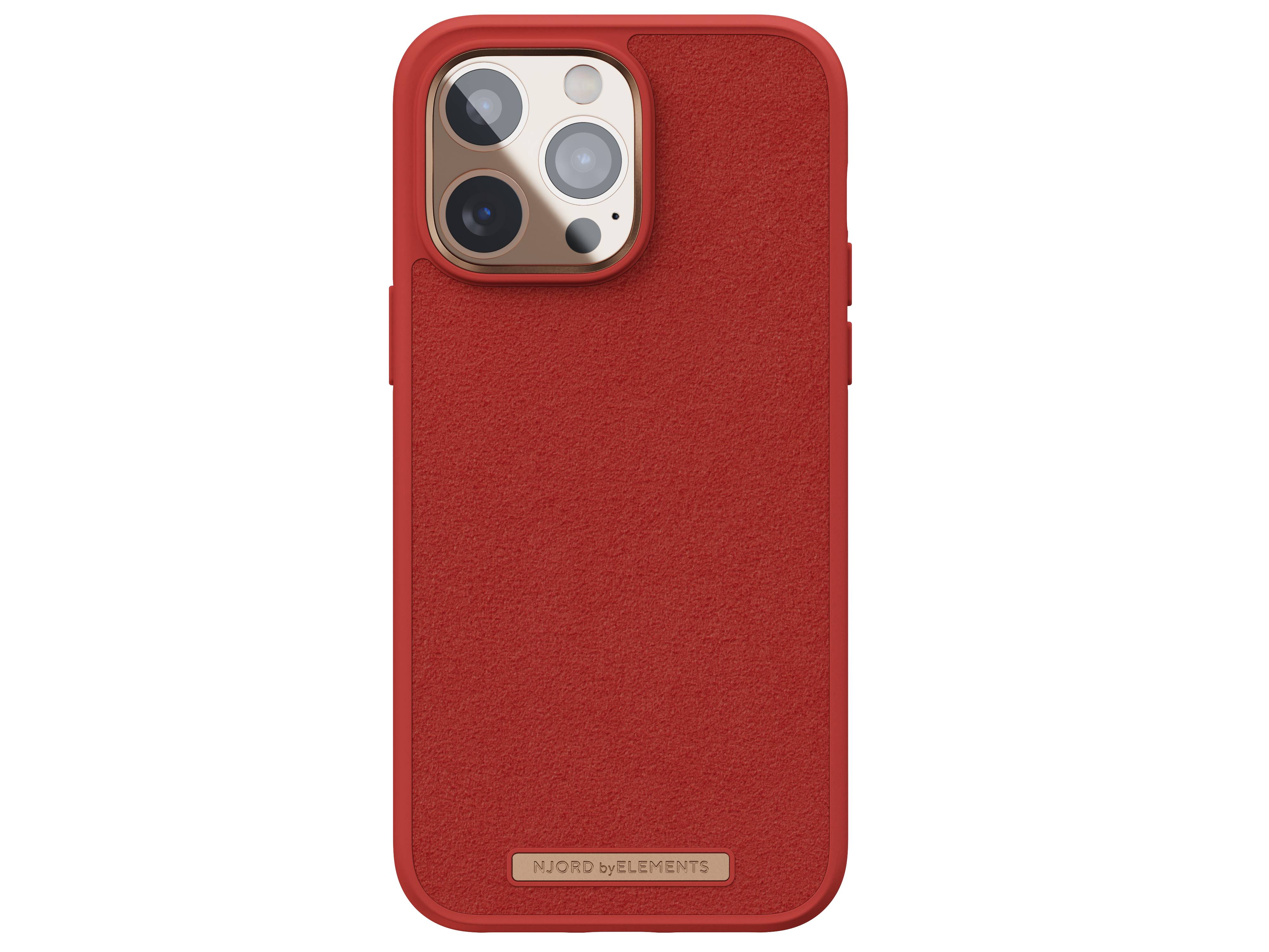 Rca Informatique - image du produit : IPHONE 14 PRO MAX CASE NJORD SUEDE ORANGE