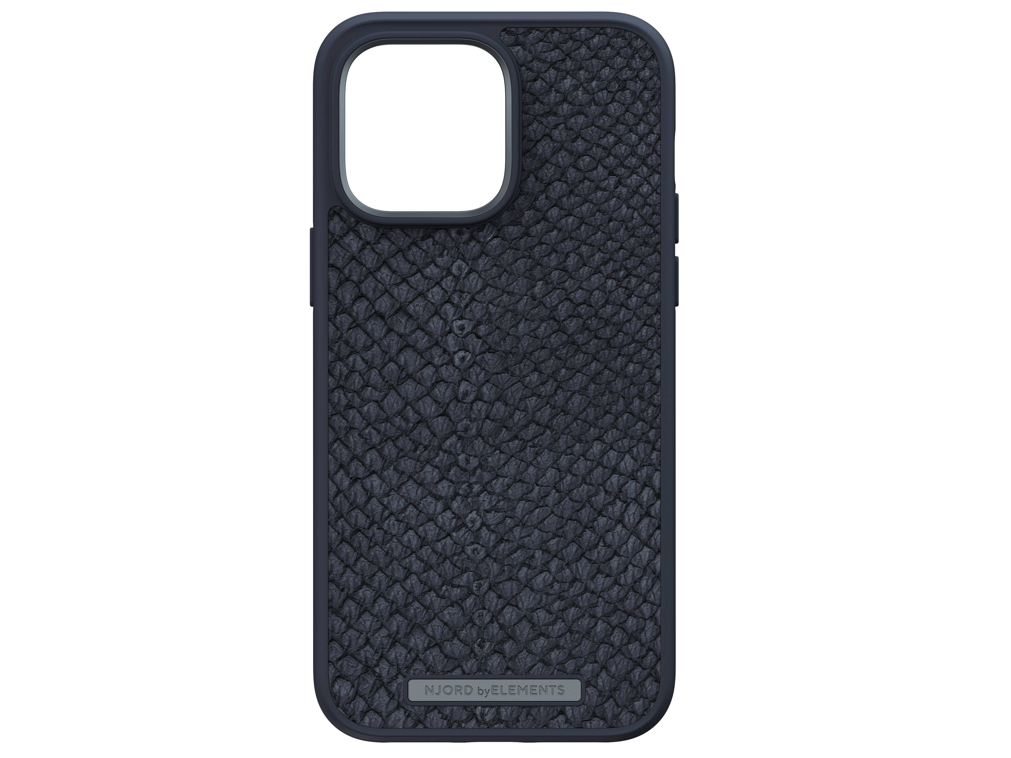 Rca Informatique - image du produit : NJORD SALMON LEATHER MAGSAFE CASE FOR IPHONE 14 PRO MAX BLACK