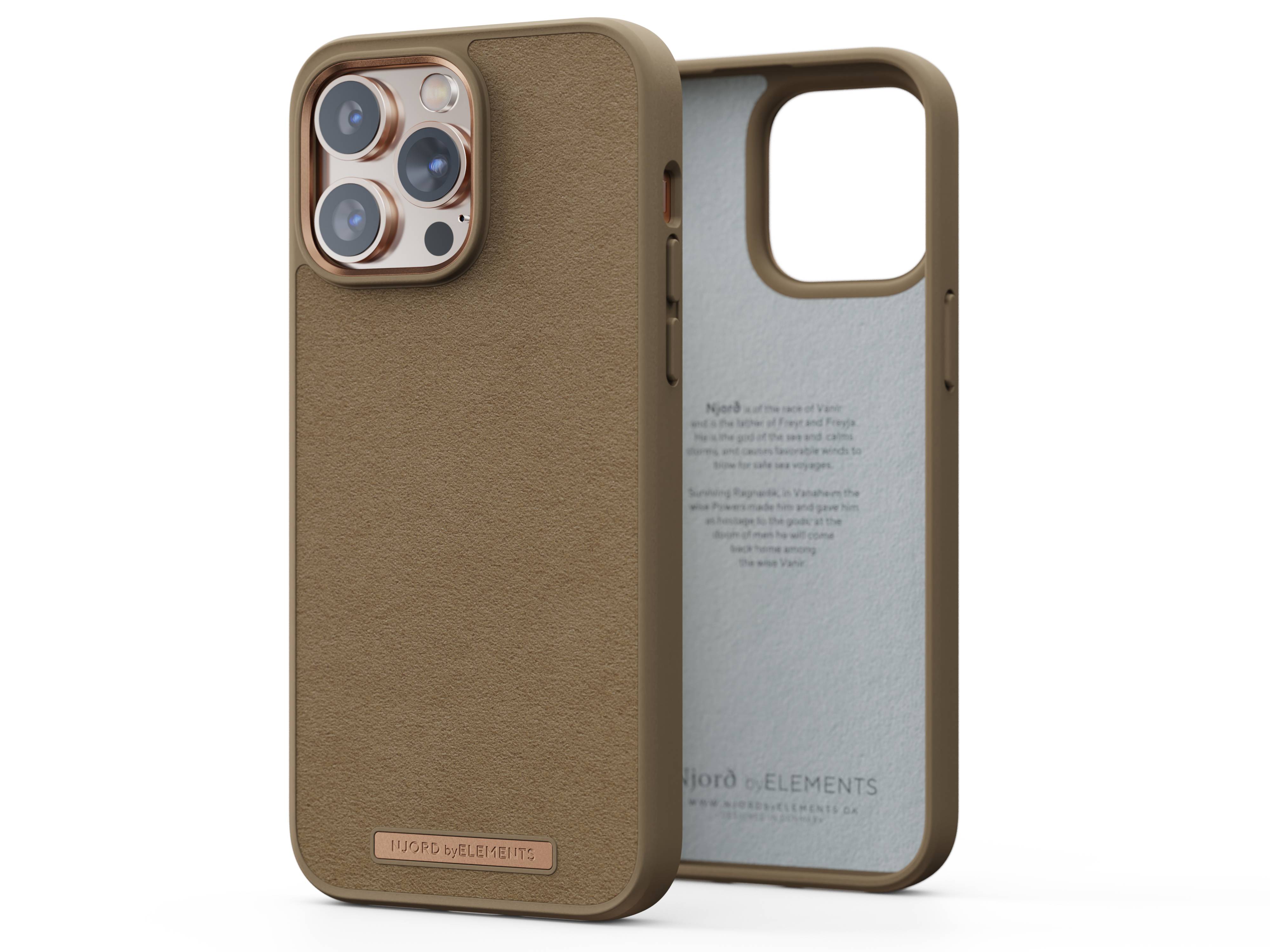 Rca Informatique - image du produit : IPHONE 14 PRO MAX CASE NJORD SUEDE CAMEL