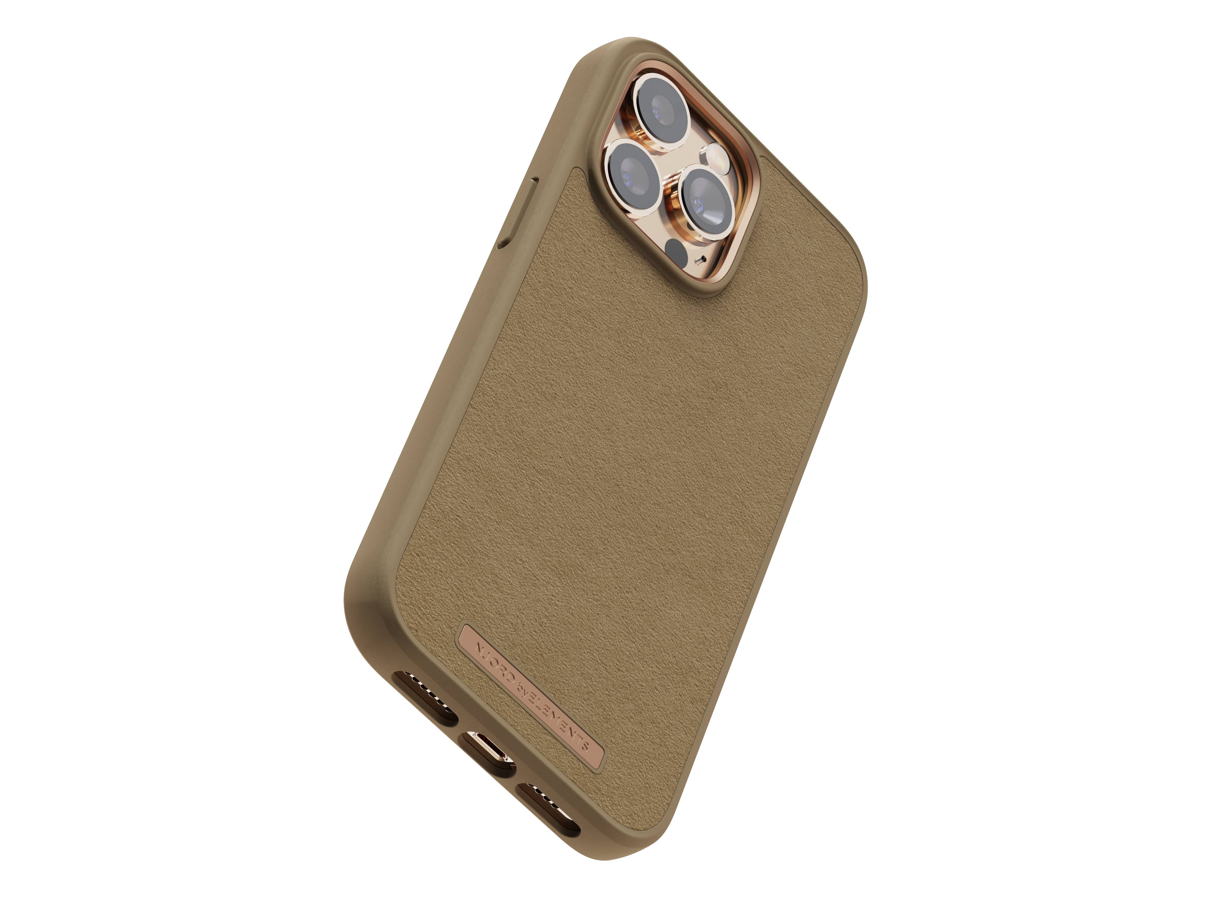 Rca Informatique - image du produit : IPHONE 14 PRO MAX CASE NJORD SUEDE CAMEL