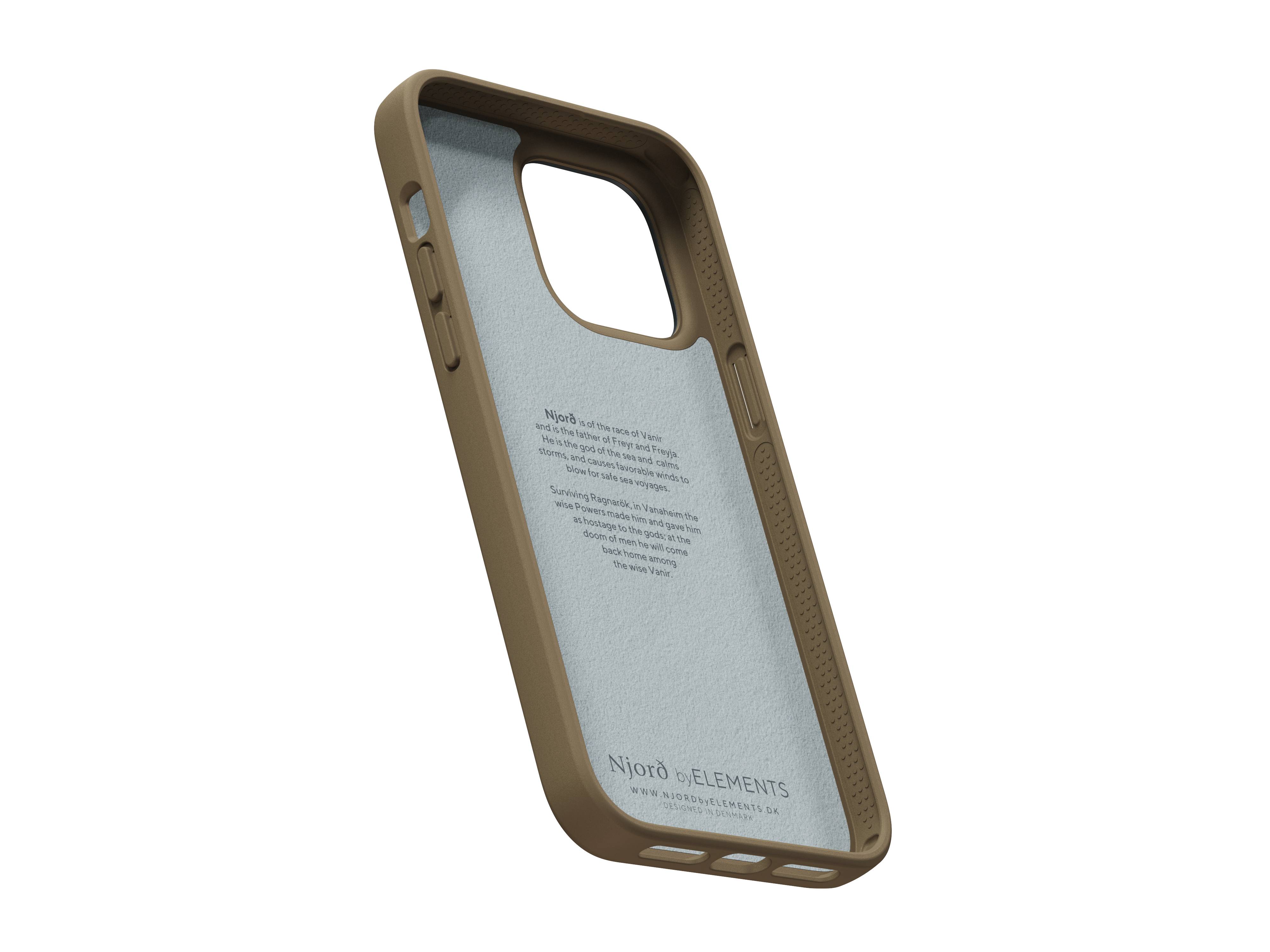 Rca Informatique - image du produit : IPHONE 14 PRO MAX CASE NJORD SUEDE CAMEL