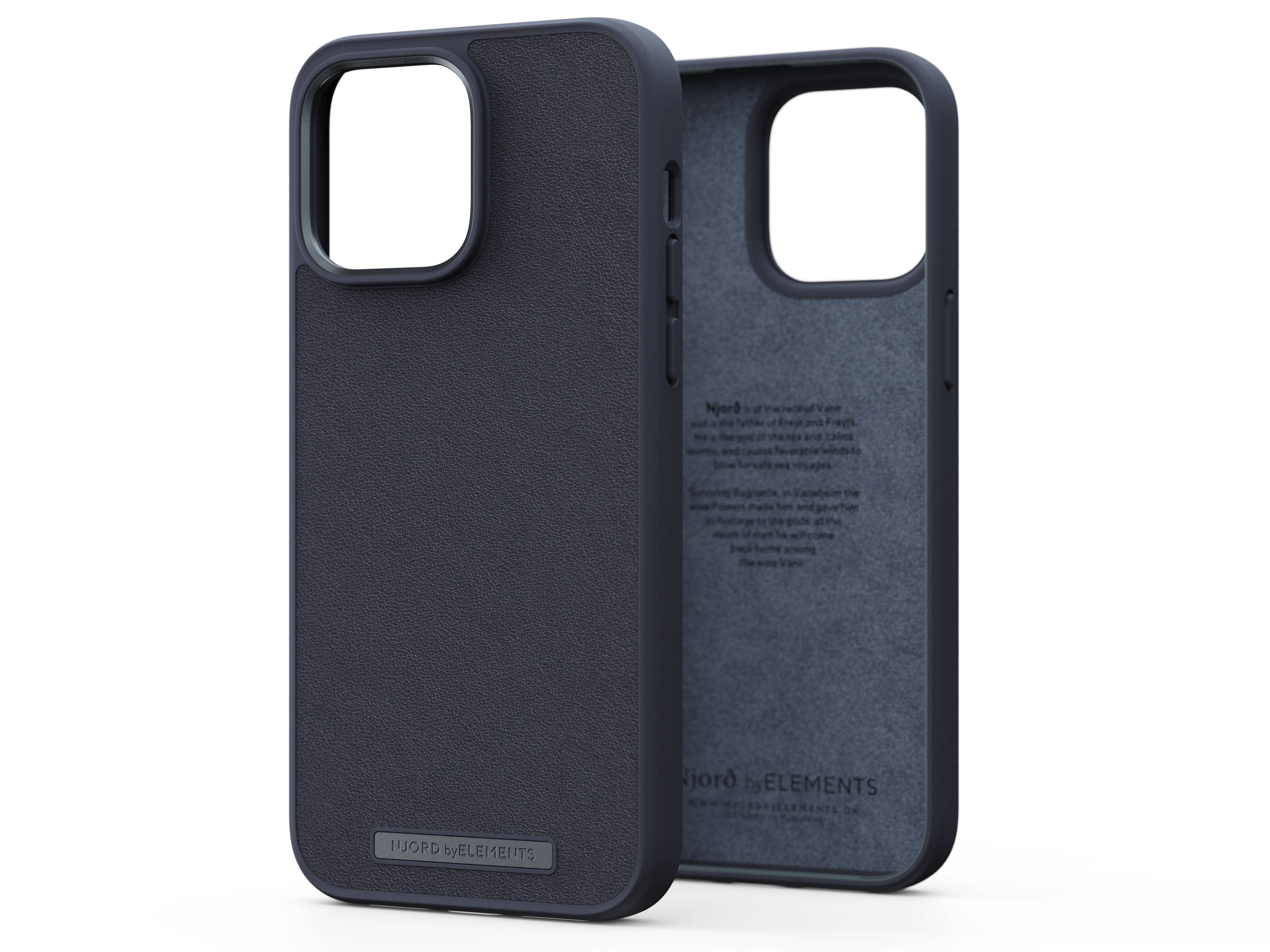 Rca Informatique - Image du produit : IPHONE 14 PRO MAX CASE NJORD - GENUINE LEATHER BLACK