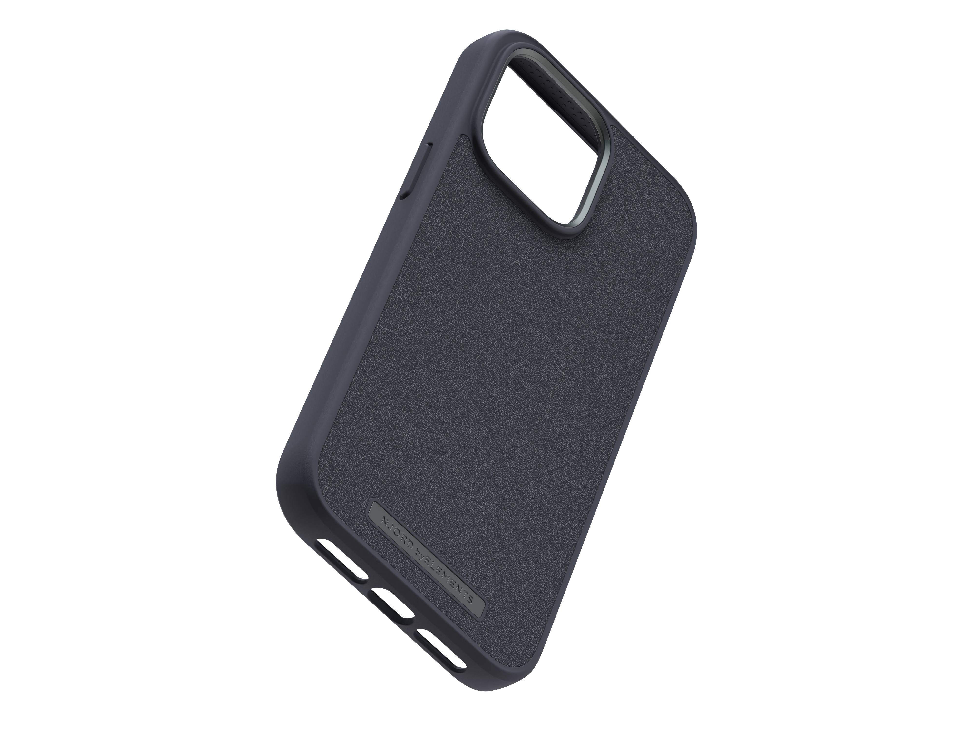 Rca Informatique - image du produit : IPHONE 14 PRO MAX CASE NJORD - GENUINE LEATHER BLACK