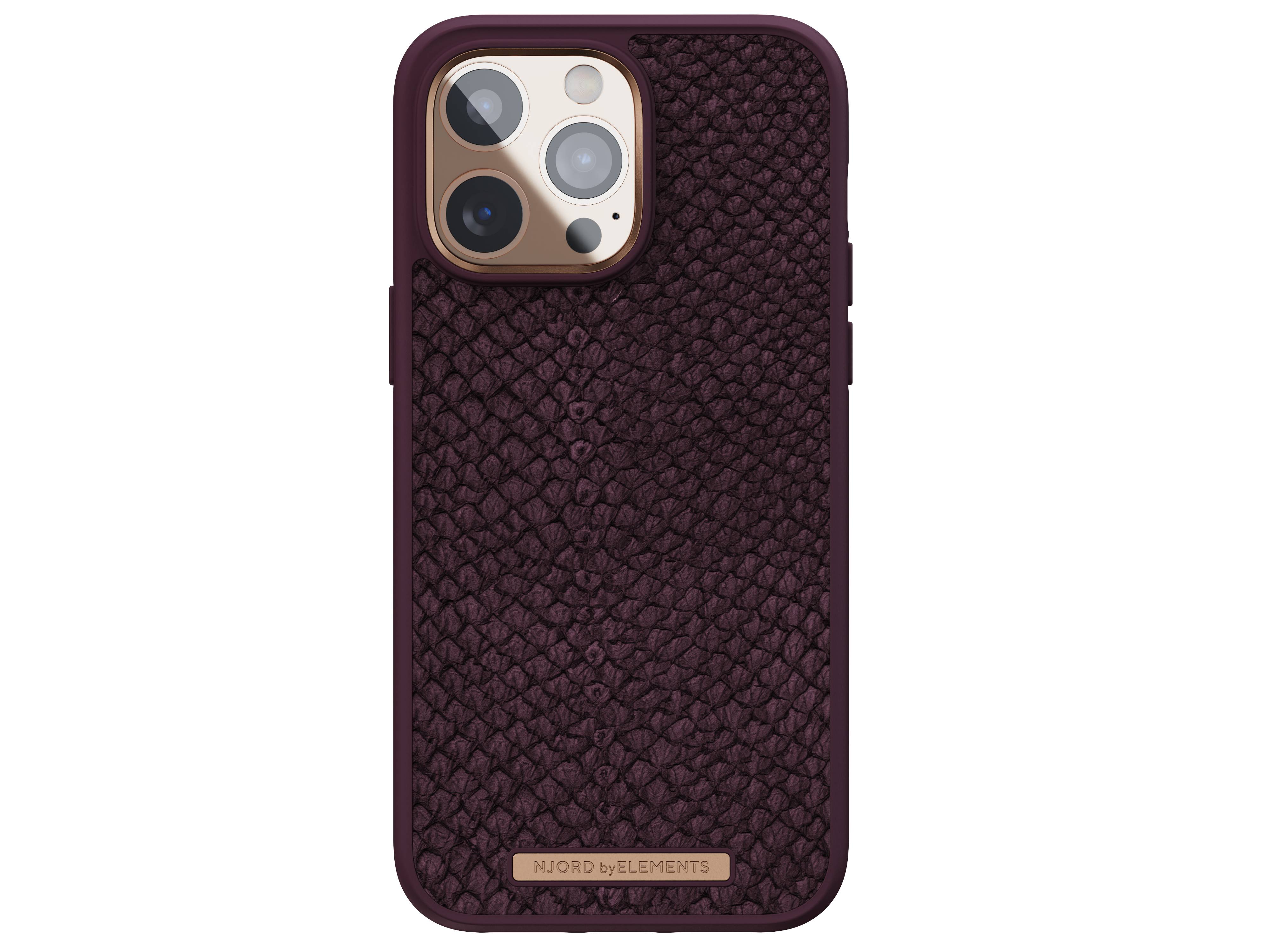 Rca Informatique - image du produit : NJORD SALMON LEATHER MAGSAFE CASE FOR IPHONE 14 PRO MAX RUST