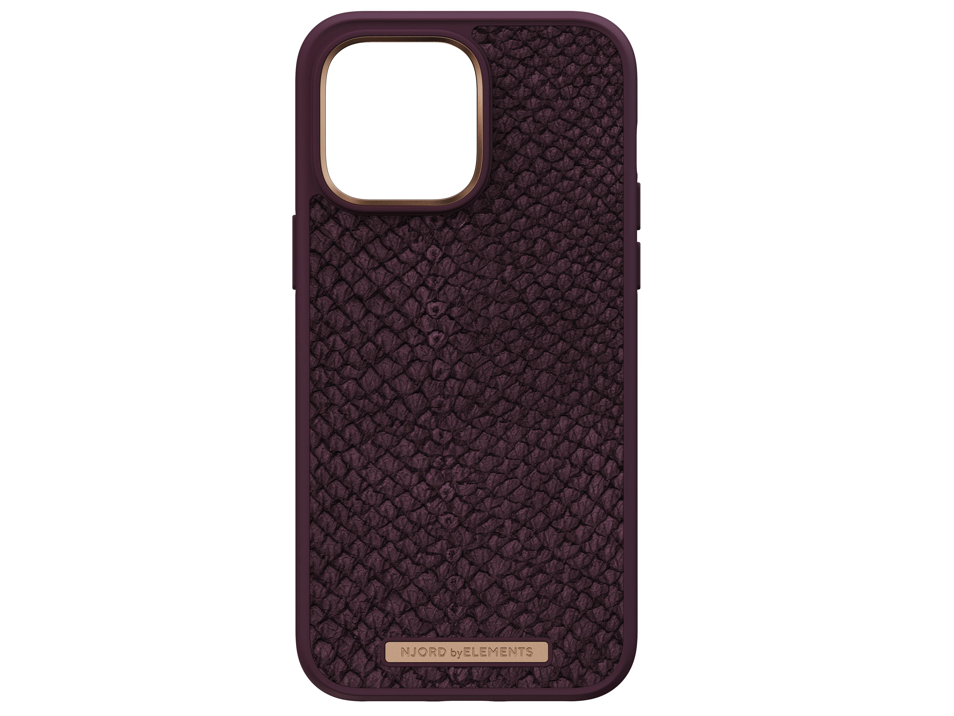 Rca Informatique - image du produit : NJORD SALMON LEATHER MAGSAFE CASE FOR IPHONE 14 PRO MAX RUST