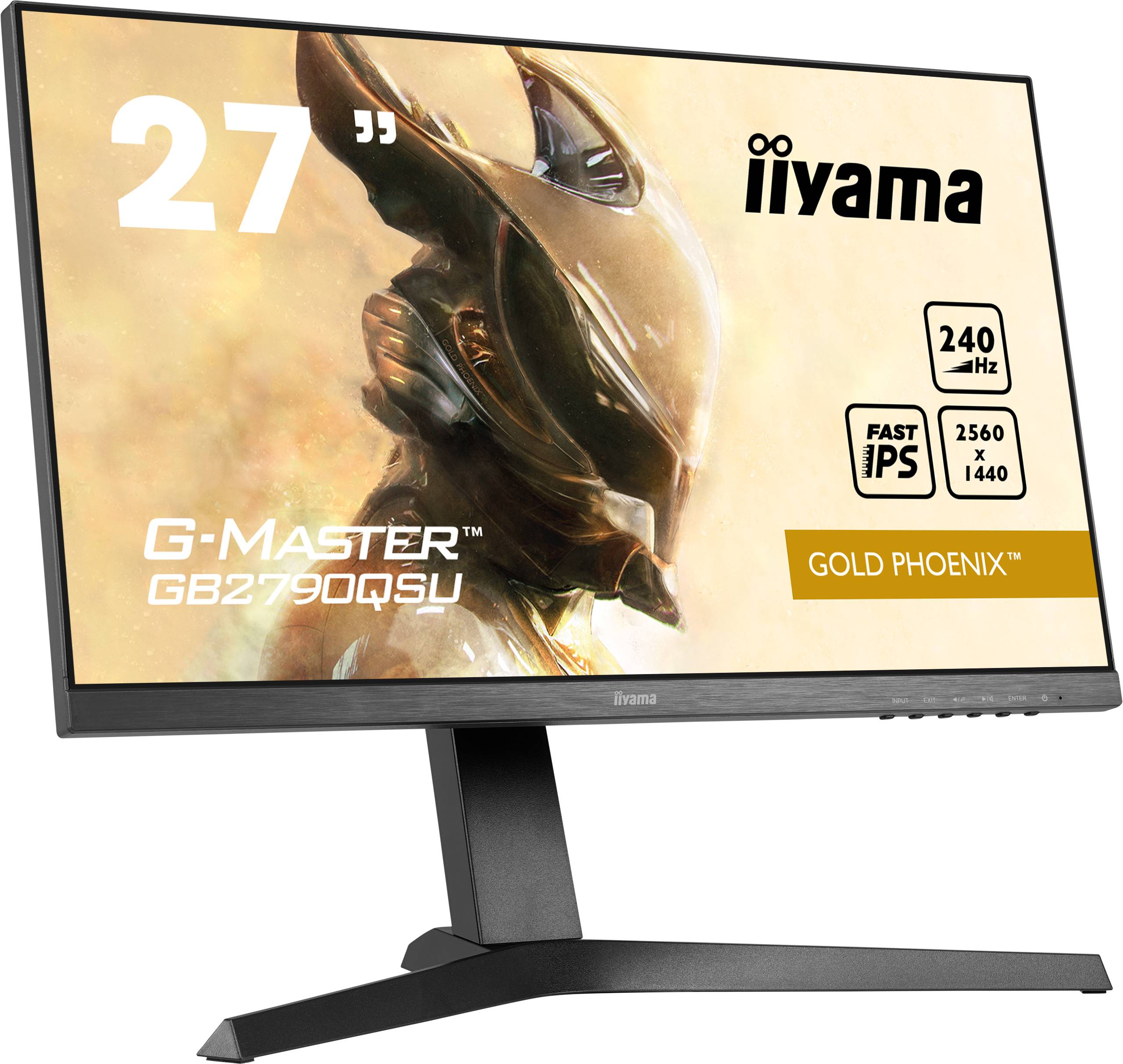 Rca Informatique - image du produit : GB2790QSU-B1 27IN IPS WQHD 240HZ 400CD/1MS/HDMI/DP/2USB HUB