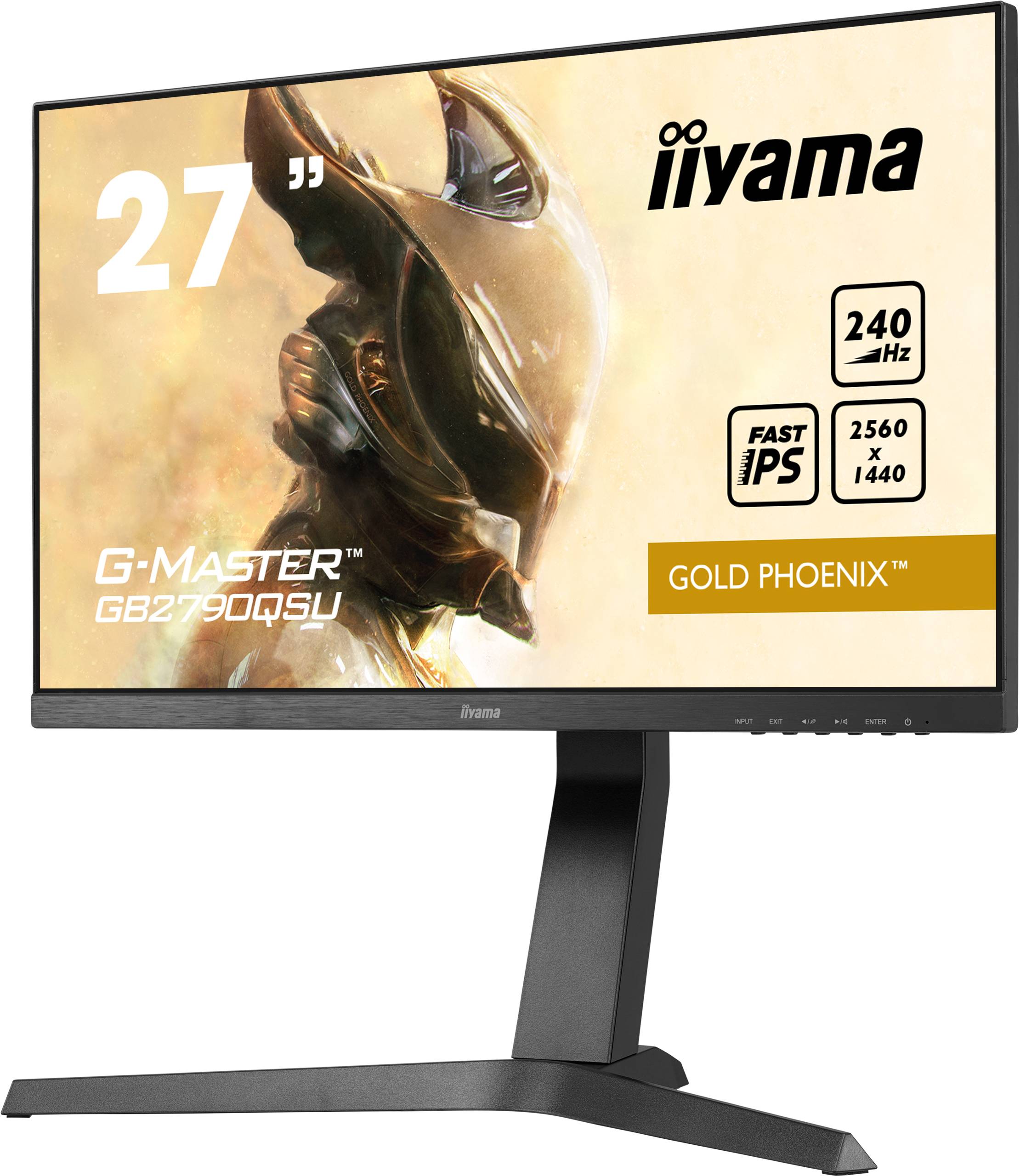 Rca Informatique - image du produit : GB2790QSU-B1 27IN IPS WQHD 240HZ 400CD/1MS/HDMI/DP/2USB HUB