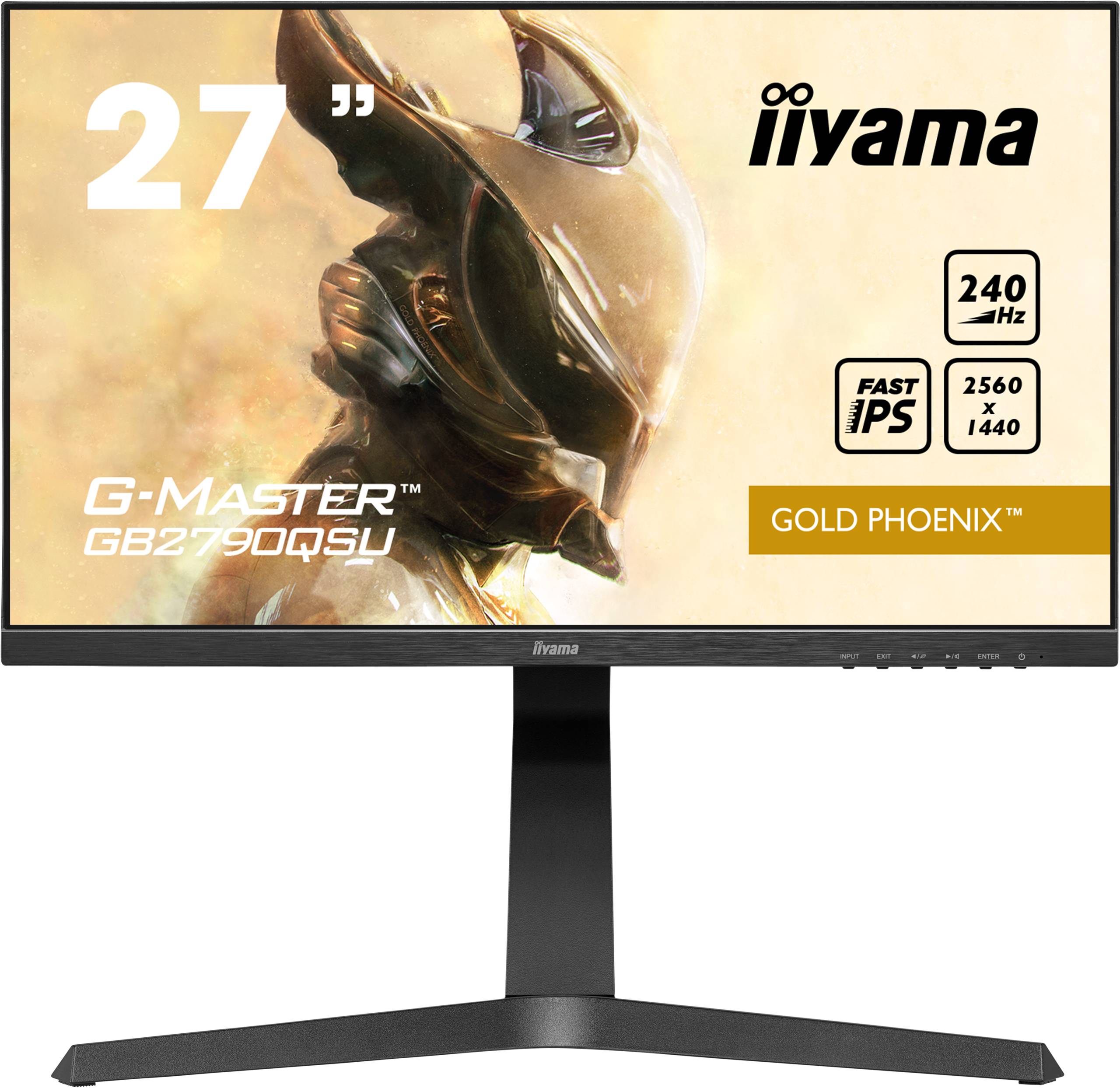 Rca Informatique - image du produit : GB2790QSU-B1 27IN IPS WQHD 240HZ 400CD/1MS/HDMI/DP/2USB HUB