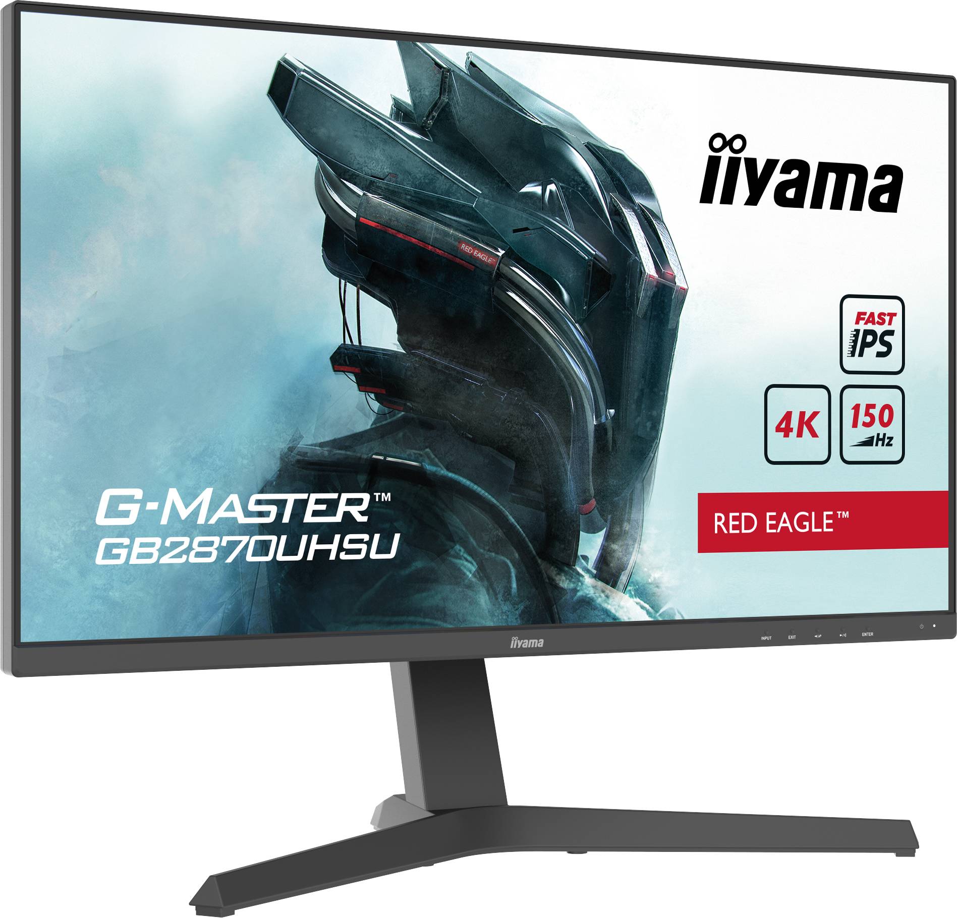 Rca Informatique - Image du produit : GB2870UHSU-B1 28IN IPS 4K UHD 150HZ 400CD/1MS/HDMI/DP/3USB HUB