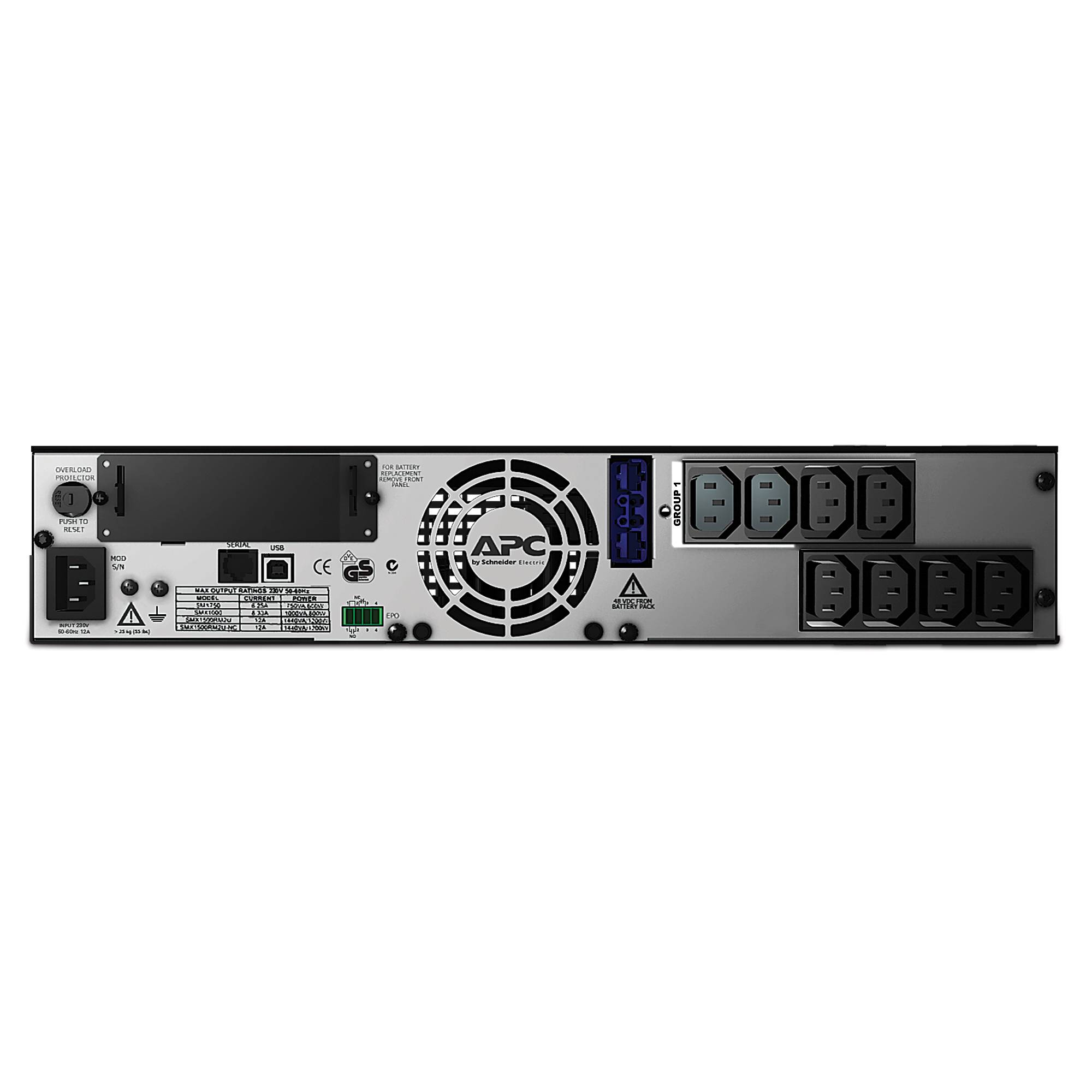 Rca Informatique - image du produit : APC SMART-UPS X 750VA RACK/TOWER LCD 230V IN IN