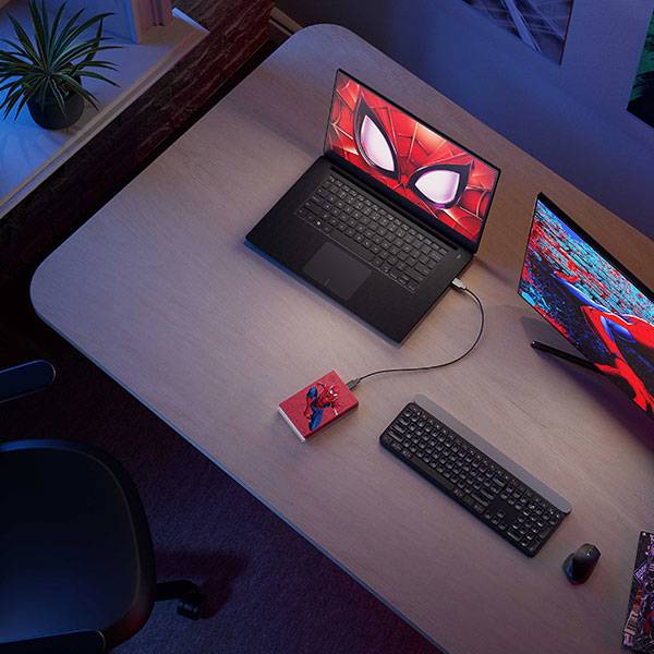 Rca Informatique - image du produit : SPIDER-MAN GAMING HDD 2TB 2.5IN USB 3.0 GEN 1 EXTERNAL HDD