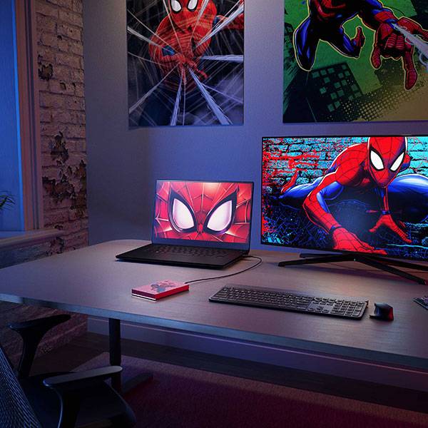 Rca Informatique - image du produit : SPIDER-MAN GAMING HDD 2TB 2.5IN USB 3.0 GEN 1 EXTERNAL HDD