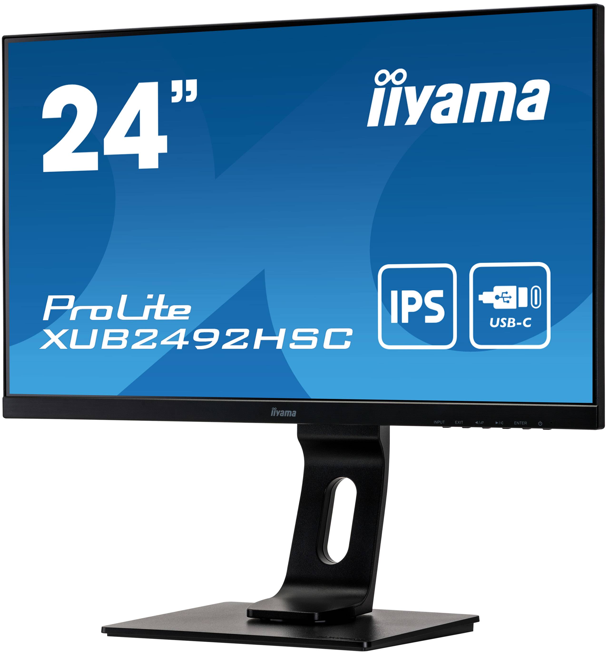 Rca Informatique - image du produit : 23.8IN LED 1920X1080 16:9 4MS XUB2492HSC-B1 1000:1 HDMI/DP/USB