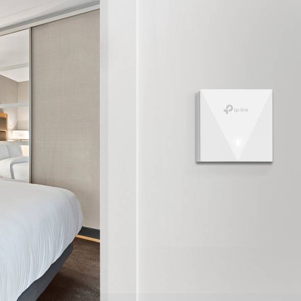 Rca Informatique - image du produit : AX3000 WI-FI 6 ACCESS POINT WALL-PLATE OMADA SDN