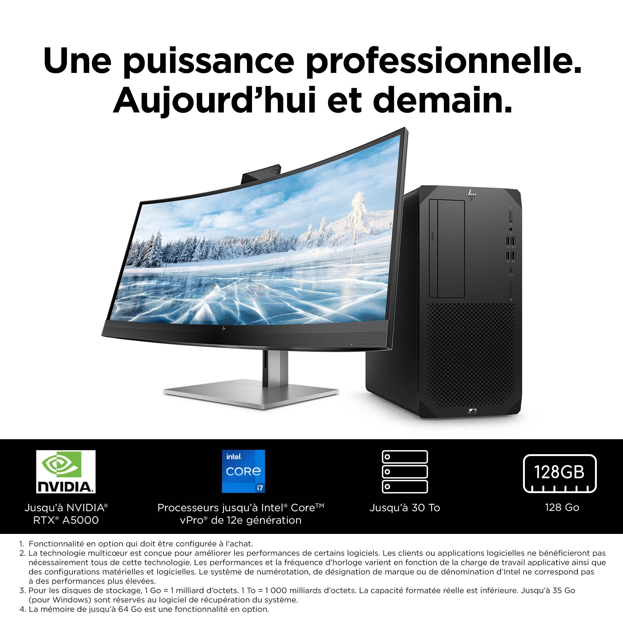 Rca Informatique - image du produit : Z2 G9 TWR I7-12700 32GB/1TB W11PRO NOOD