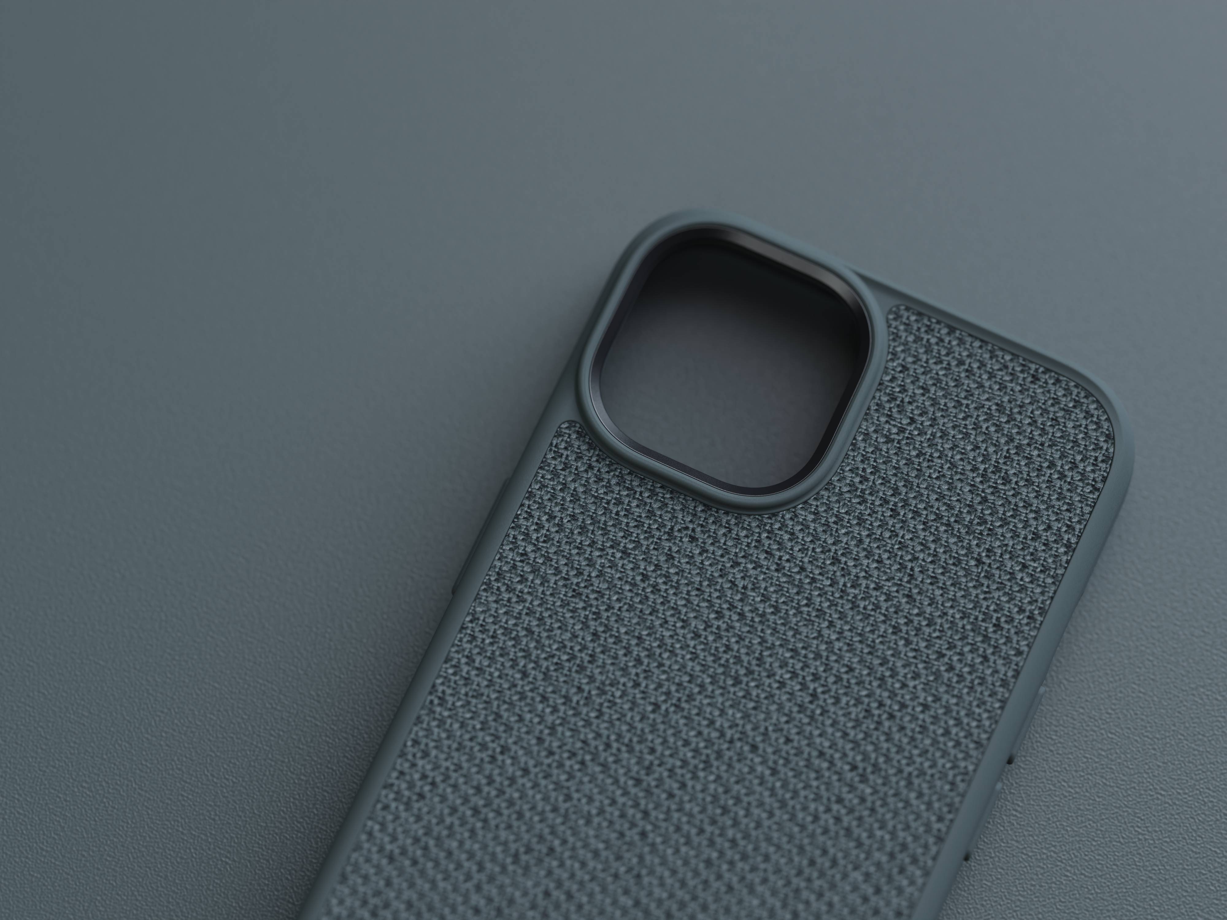 Rca Informatique - image du produit : NJORD FABRIC TONAL CASE IPHONE 14 DARK GREY