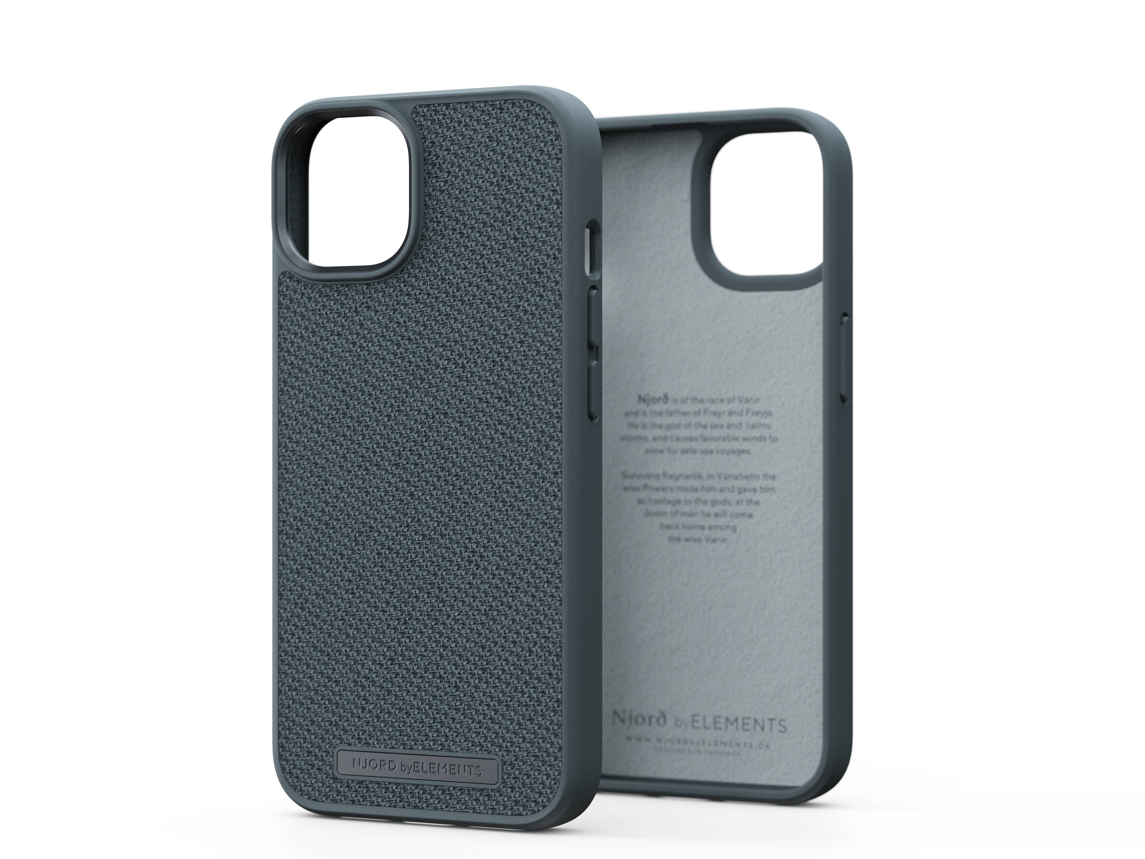 Rca Informatique - image du produit : NJORD FABRIC TONAL CASE IPHONE 14 DARK GREY