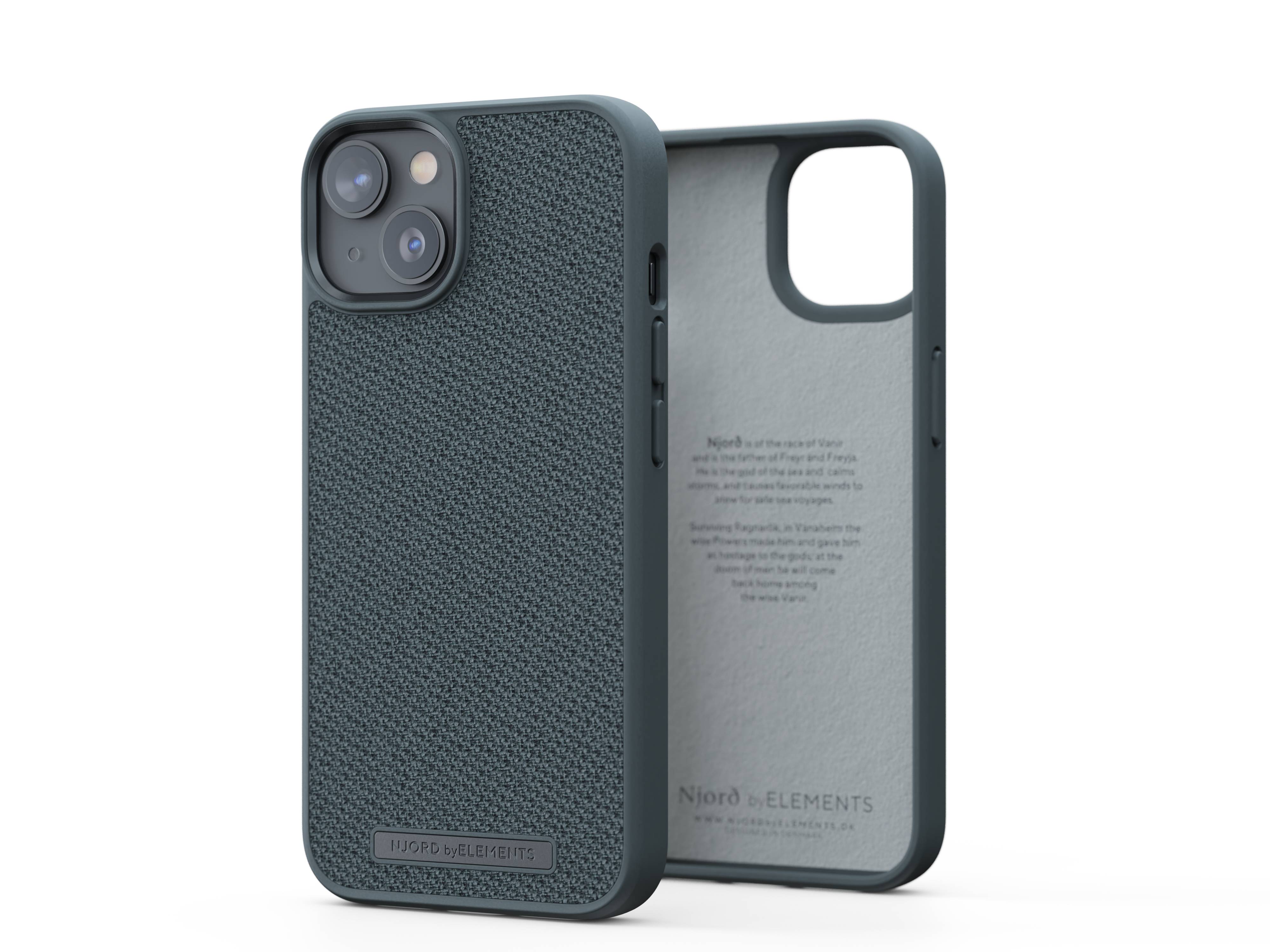 Rca Informatique - image du produit : NJORD FABRIC TONAL CASE IPHONE 14 DARK GREY