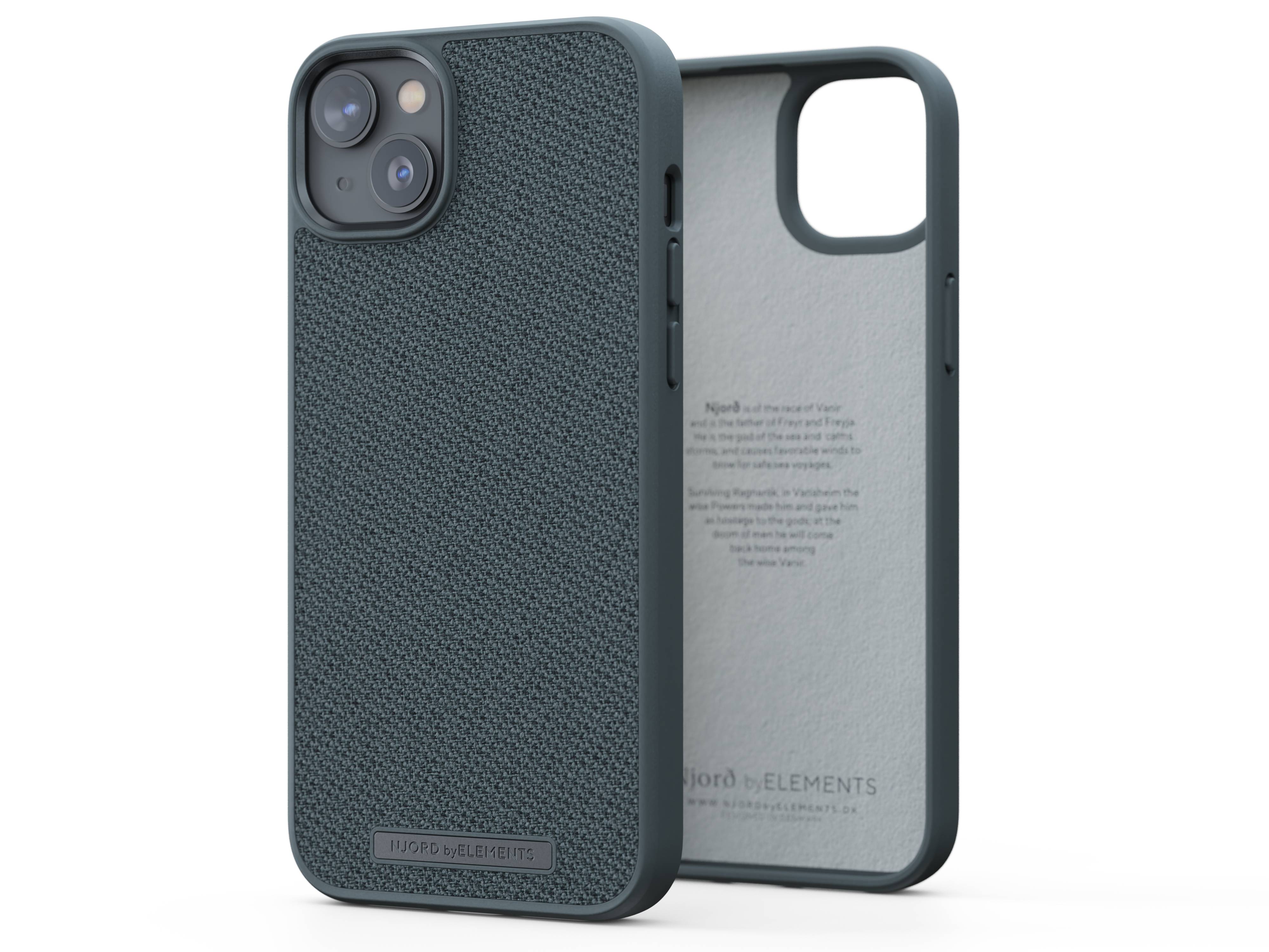 Rca Informatique - image du produit : IPHONE 14 PLUS CASE NJORD - FABRIC - GREY