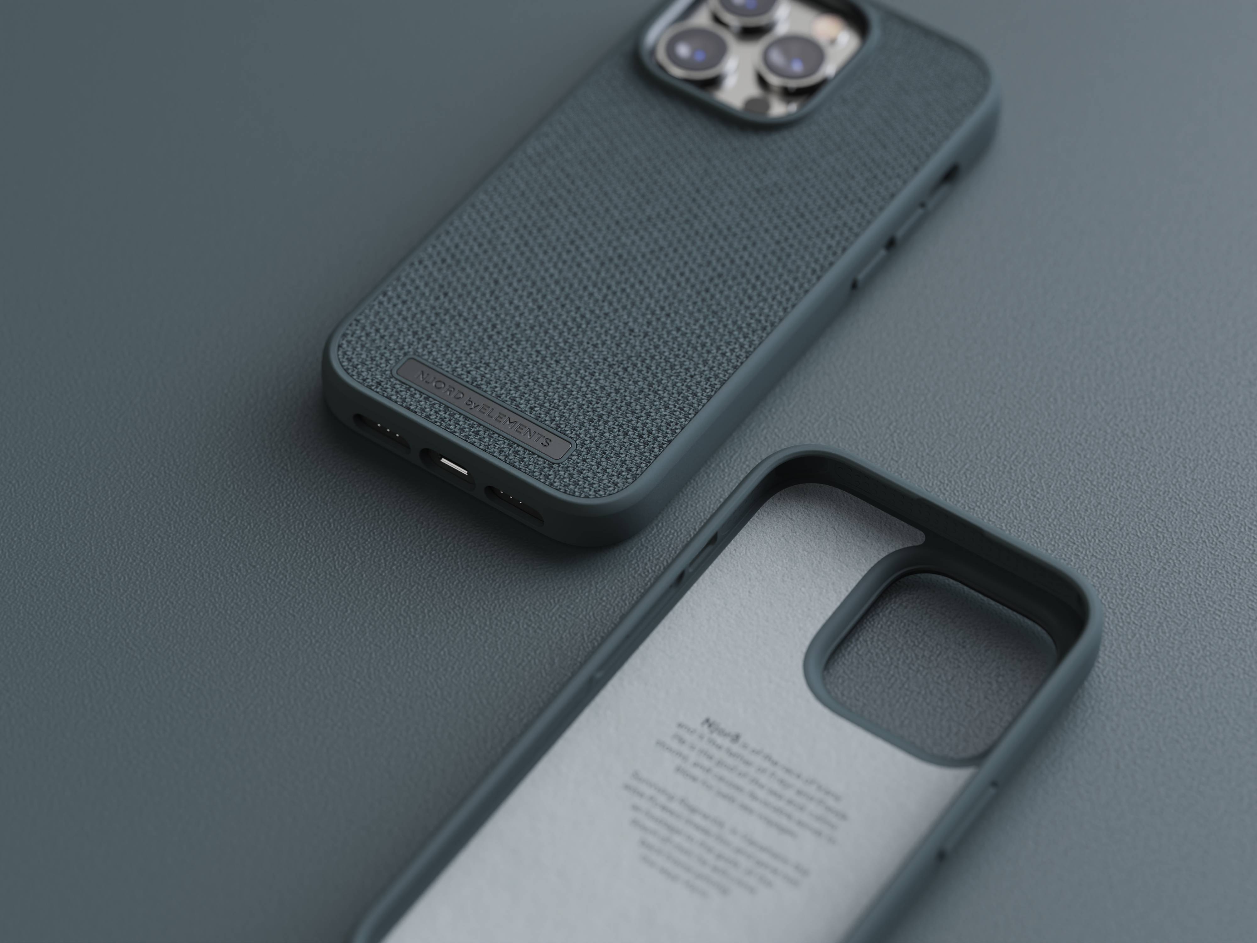 Rca Informatique - image du produit : NJORD FABRIC TONAL CASE IPHONE 14 PRO DARK GREY