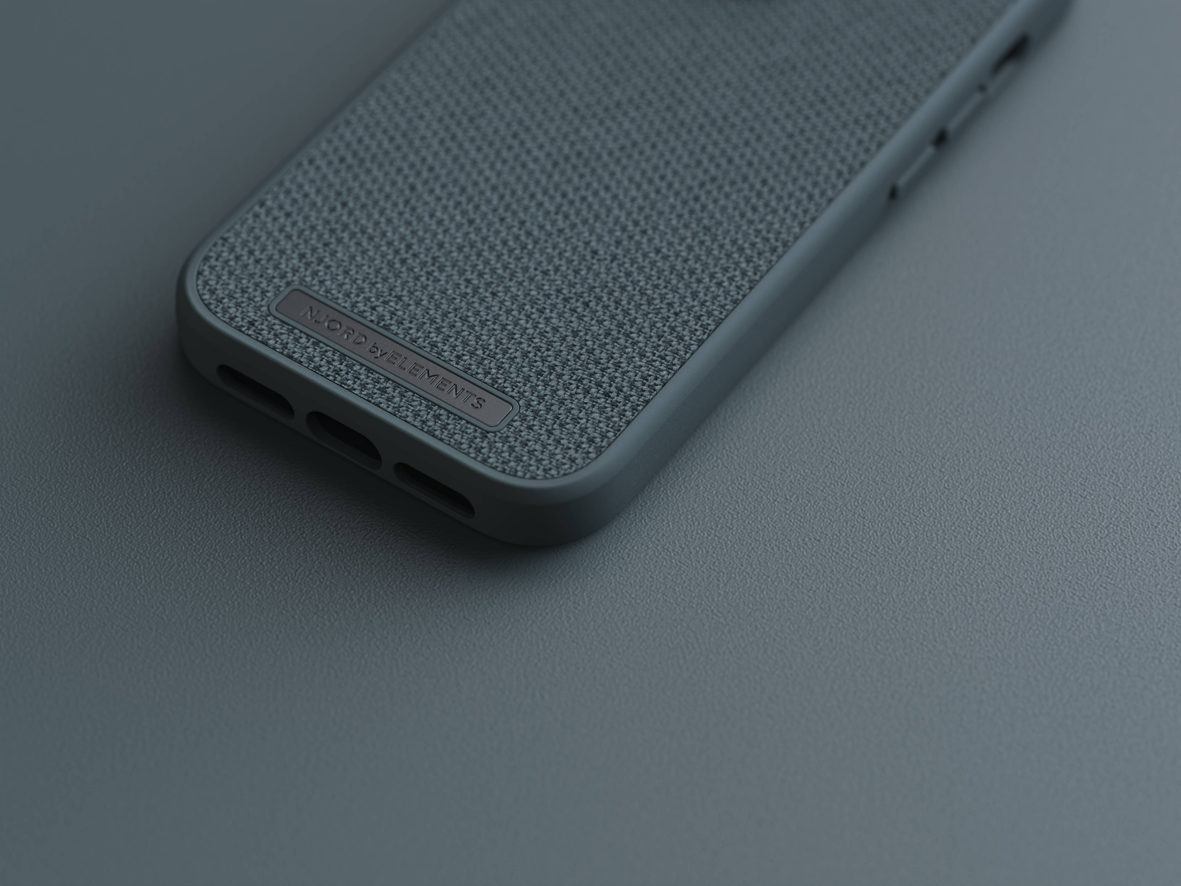 Rca Informatique - image du produit : NJORD FABRIC TONAL CASE IPHONE 14 PRO DARK GREY