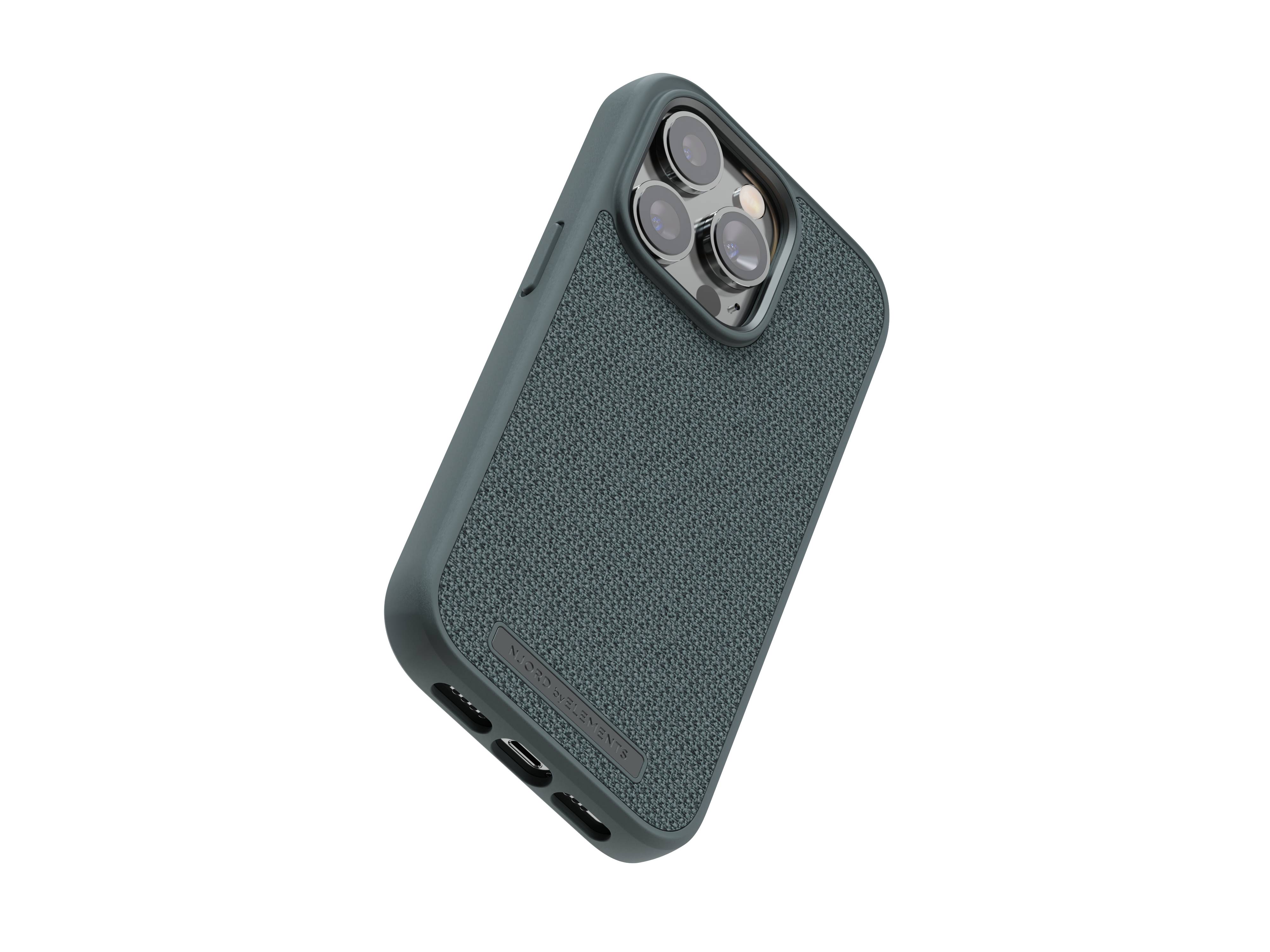 Rca Informatique - image du produit : NJORD FABRIC TONAL CASE IPHONE 14 PRO DARK GREY