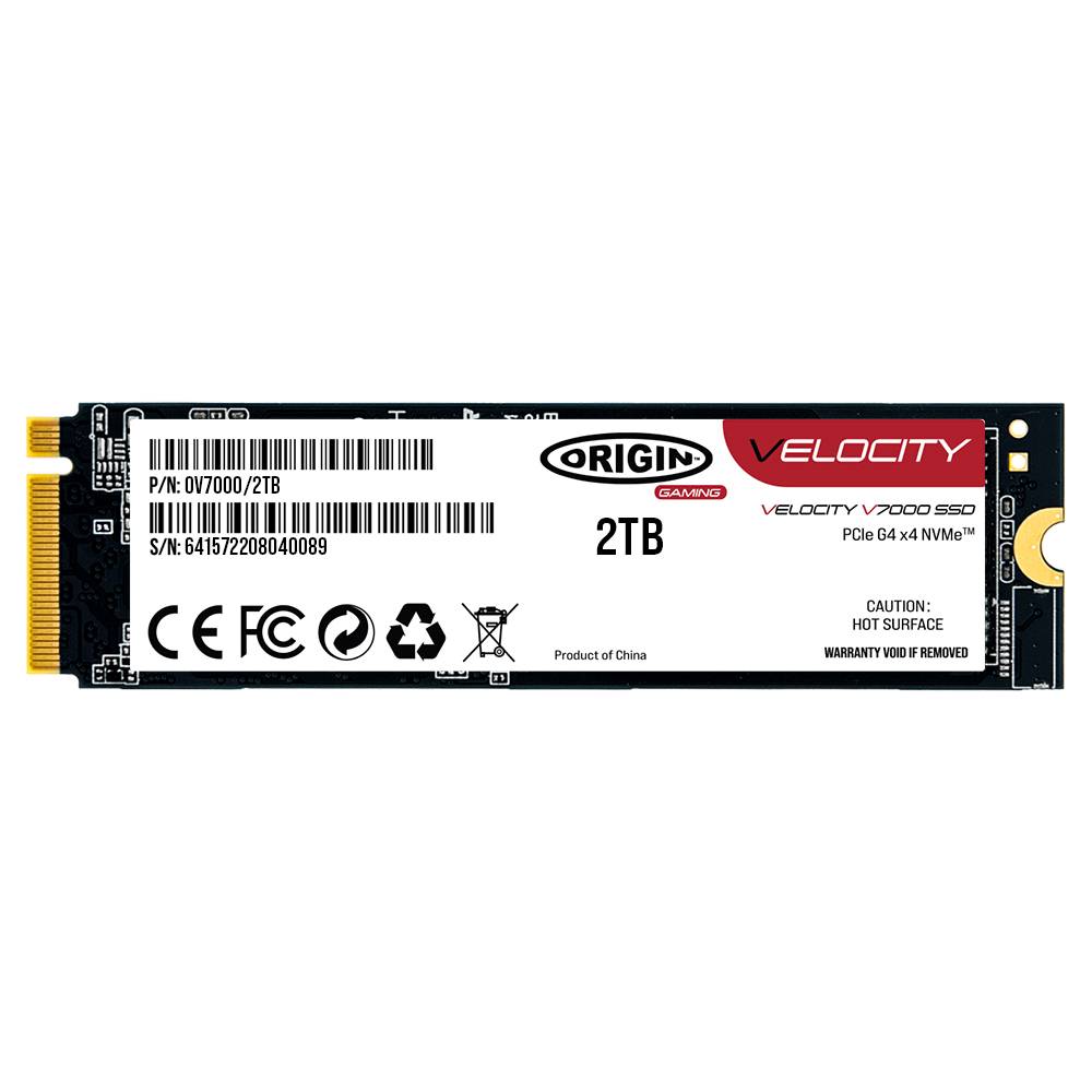 Rca Informatique - image du produit : VELOCITY V7000 2TB PCIE 4.0 NVME M.2 SSD